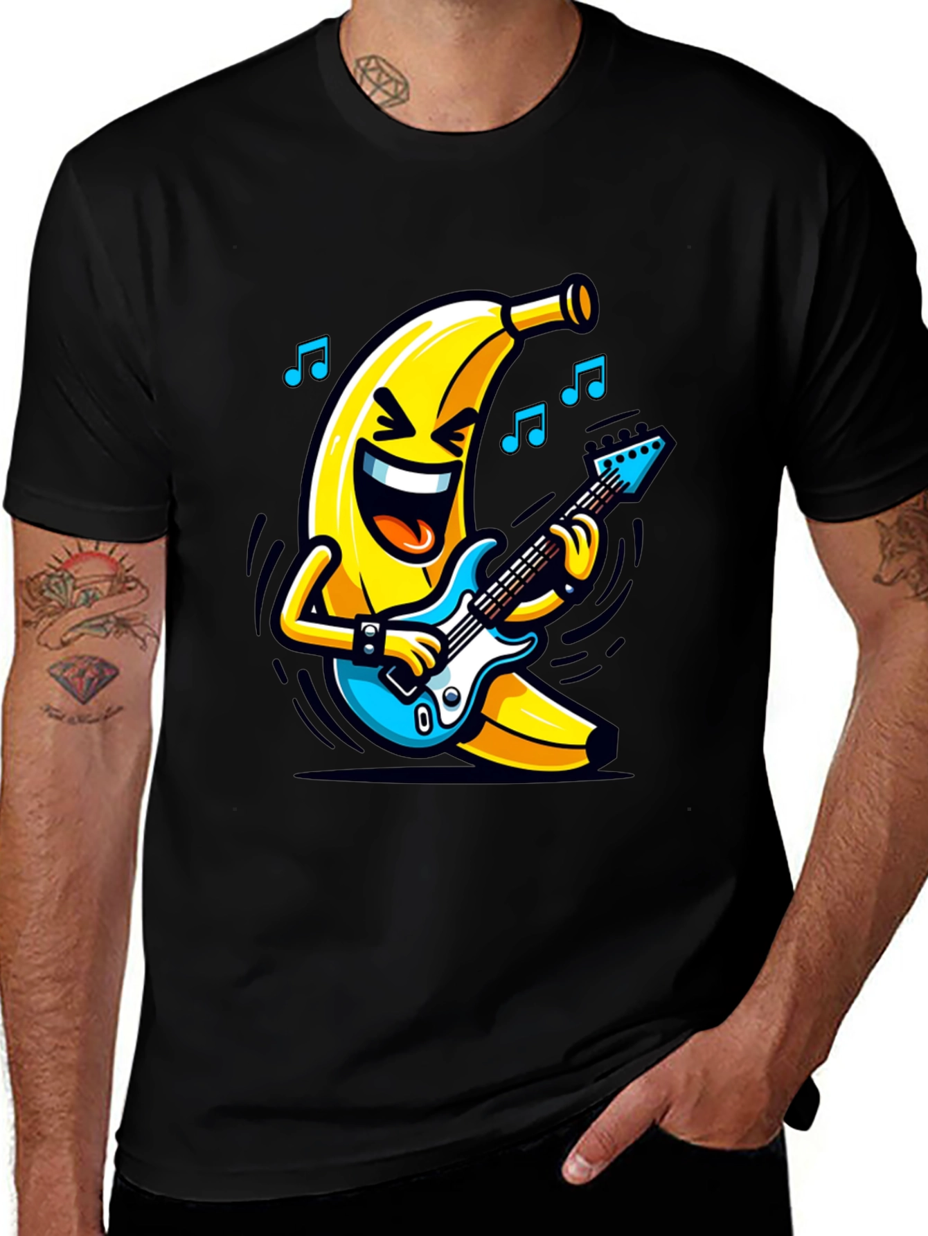 Banana Rock Star Graphic T-Shirt