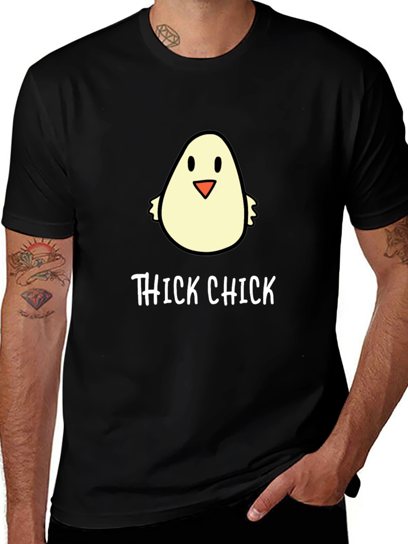Variant 7 of Thick Chick T-Shirt - Funny Graphic Tee