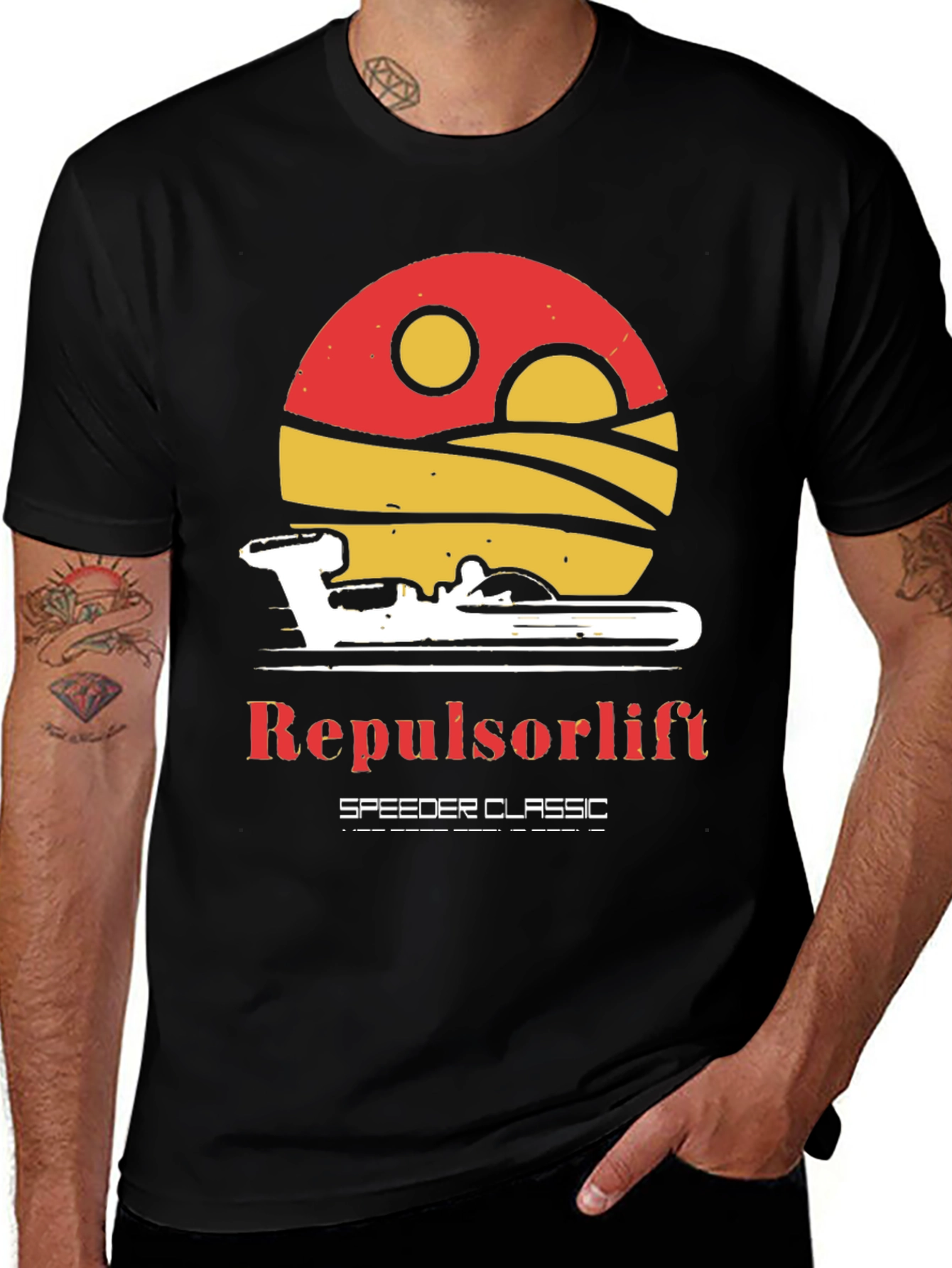 Repulsorlift Speeder Classic Graphic T-Shirt