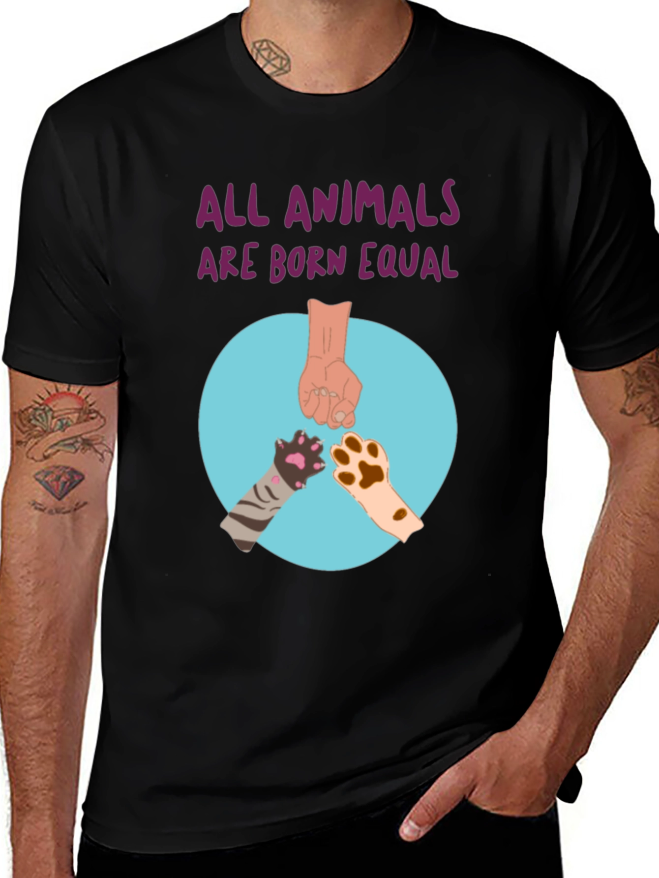 Equality T-Shirt - All Animals Are Born Equal