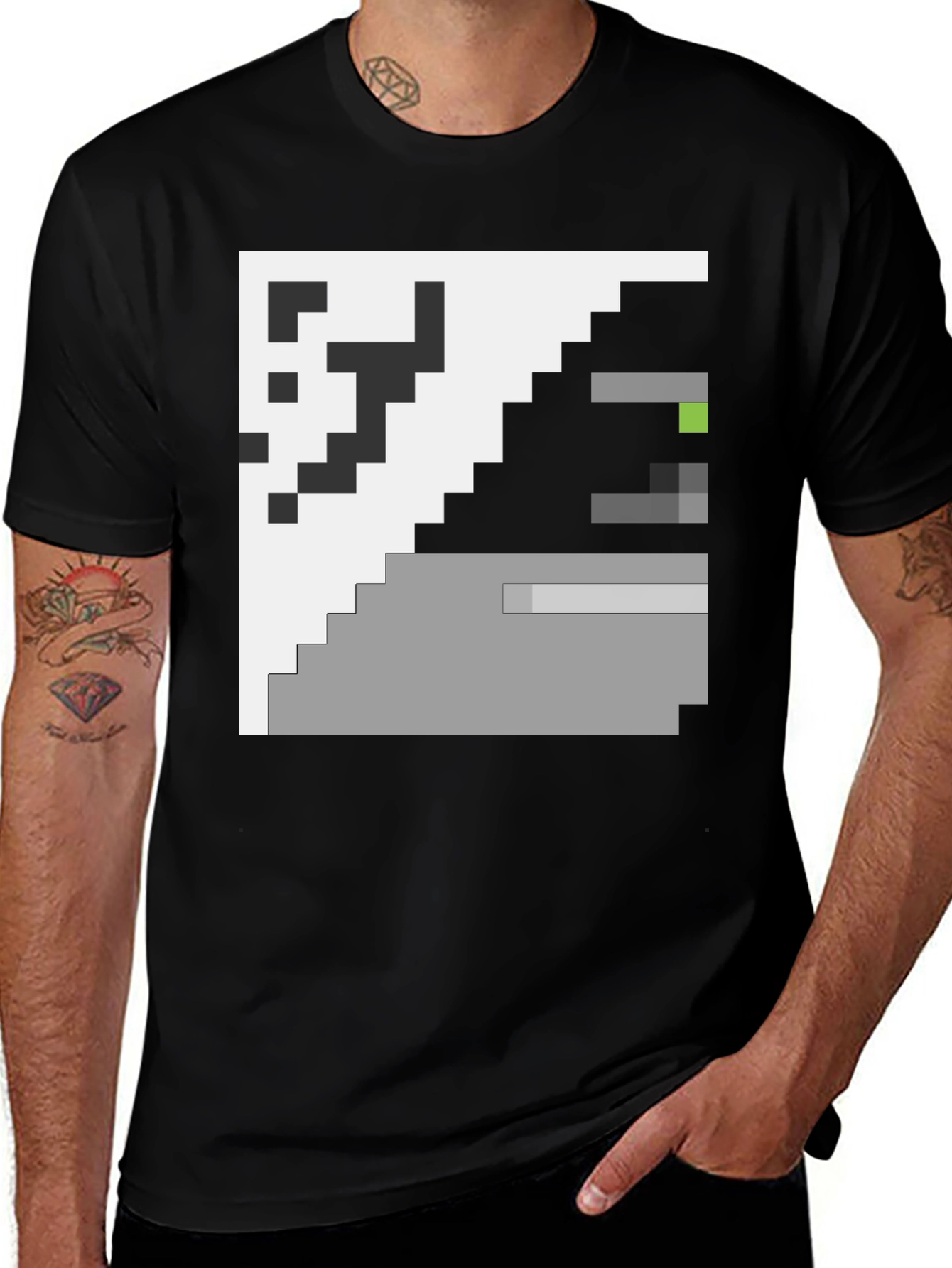 Variant 3 of Pixel Art Tee - Retro Gaming Style