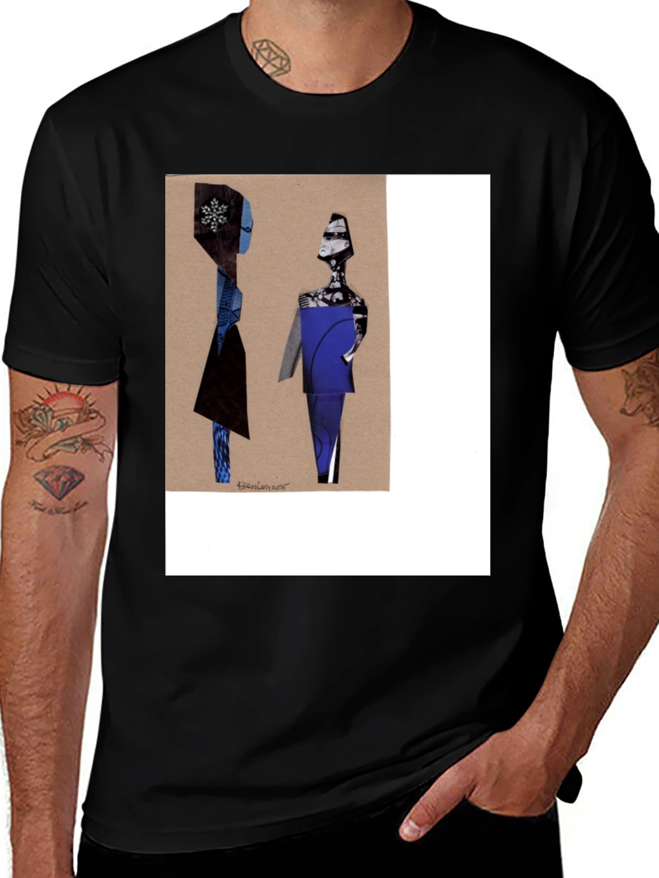 Variant 6 of Abstract Art Graphic Tee - Modern Unisex T-Shirt