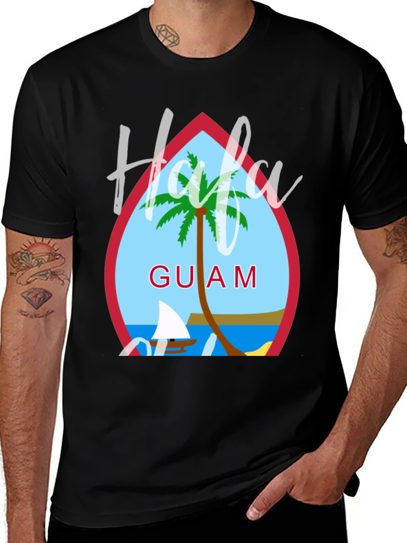 Hafa Guam T-Shirt - Island Vibes