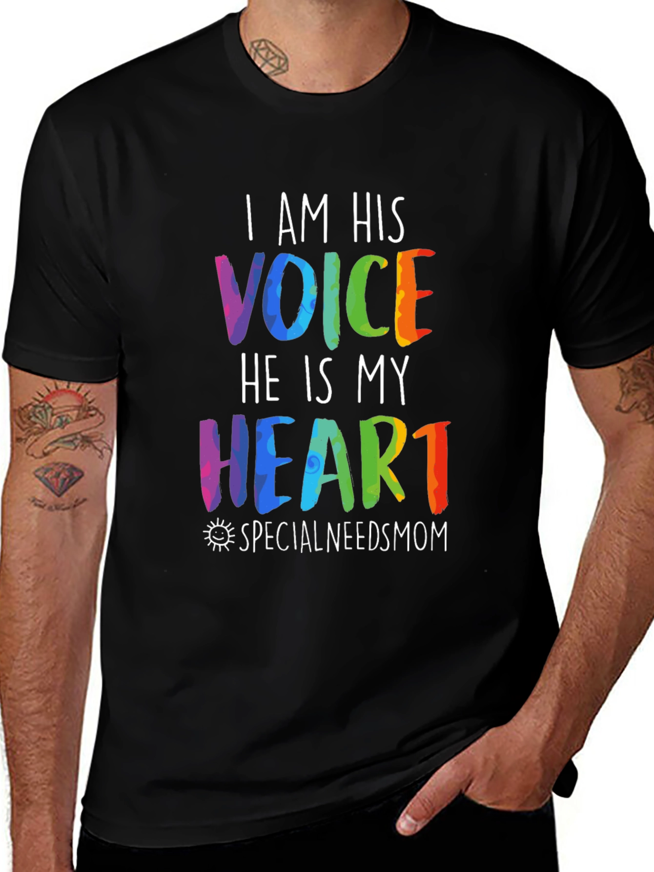 I Am His Voice Autism Awareness T-Shirt