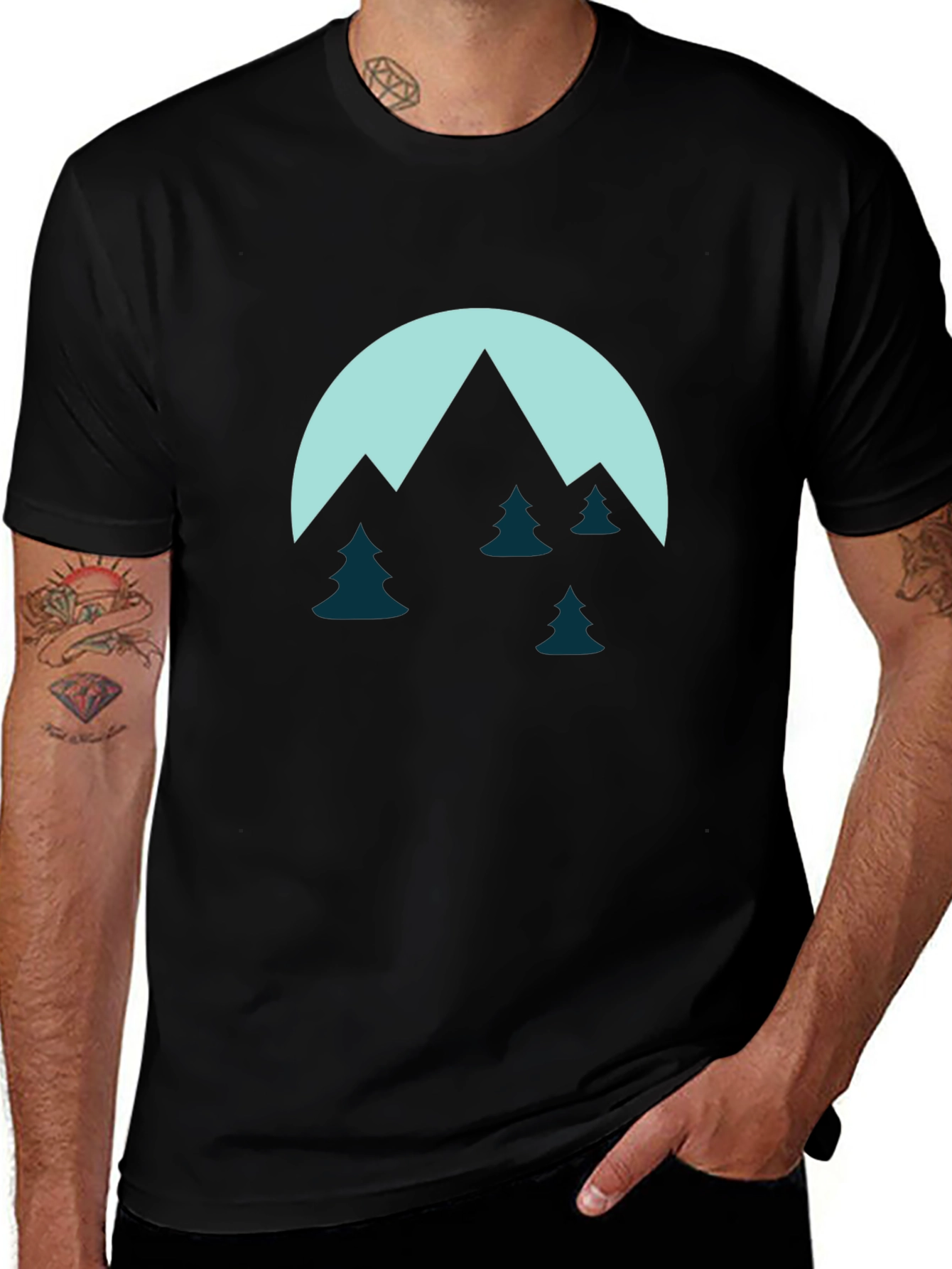 Variant 28 of Mountain Graphic T-Shirt - Adventure Ready!