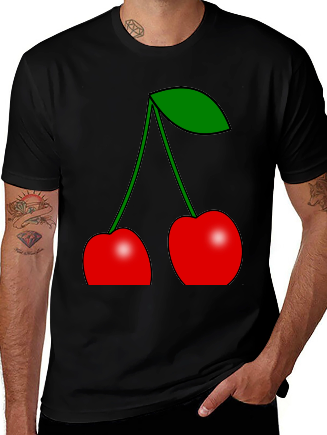 Variant 18 of Cherry Graphic T-Shirt