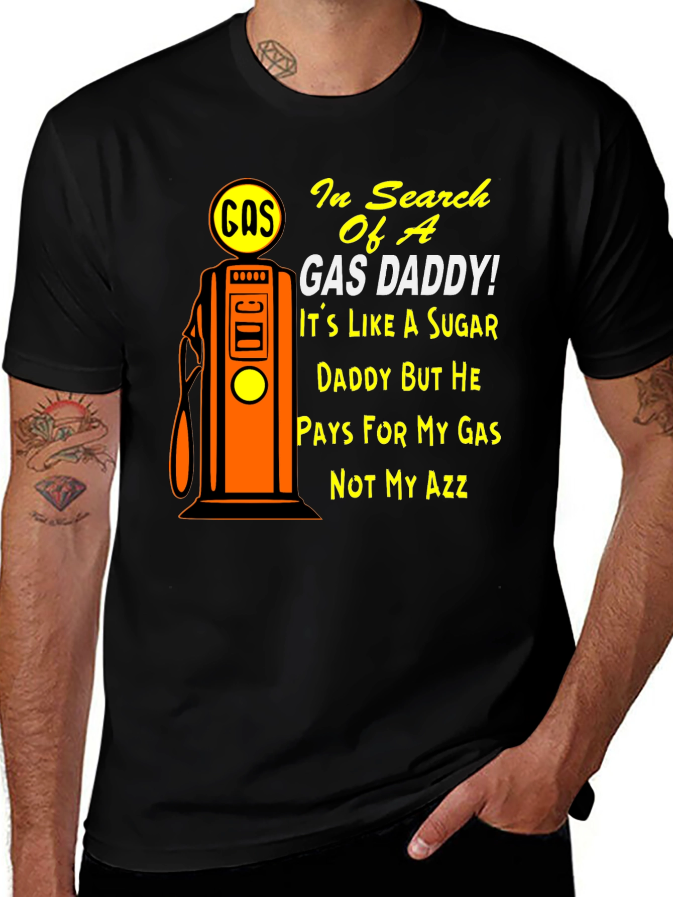 Variant 8 of Gas Daddy T-Shirt - Humorous Graphic Tee