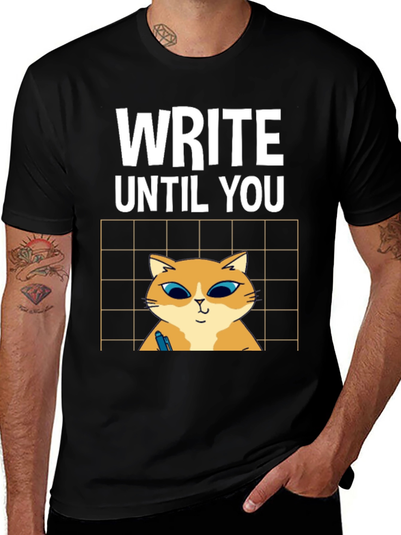 Variant 20 of Write Until You Cat T-Shirt
