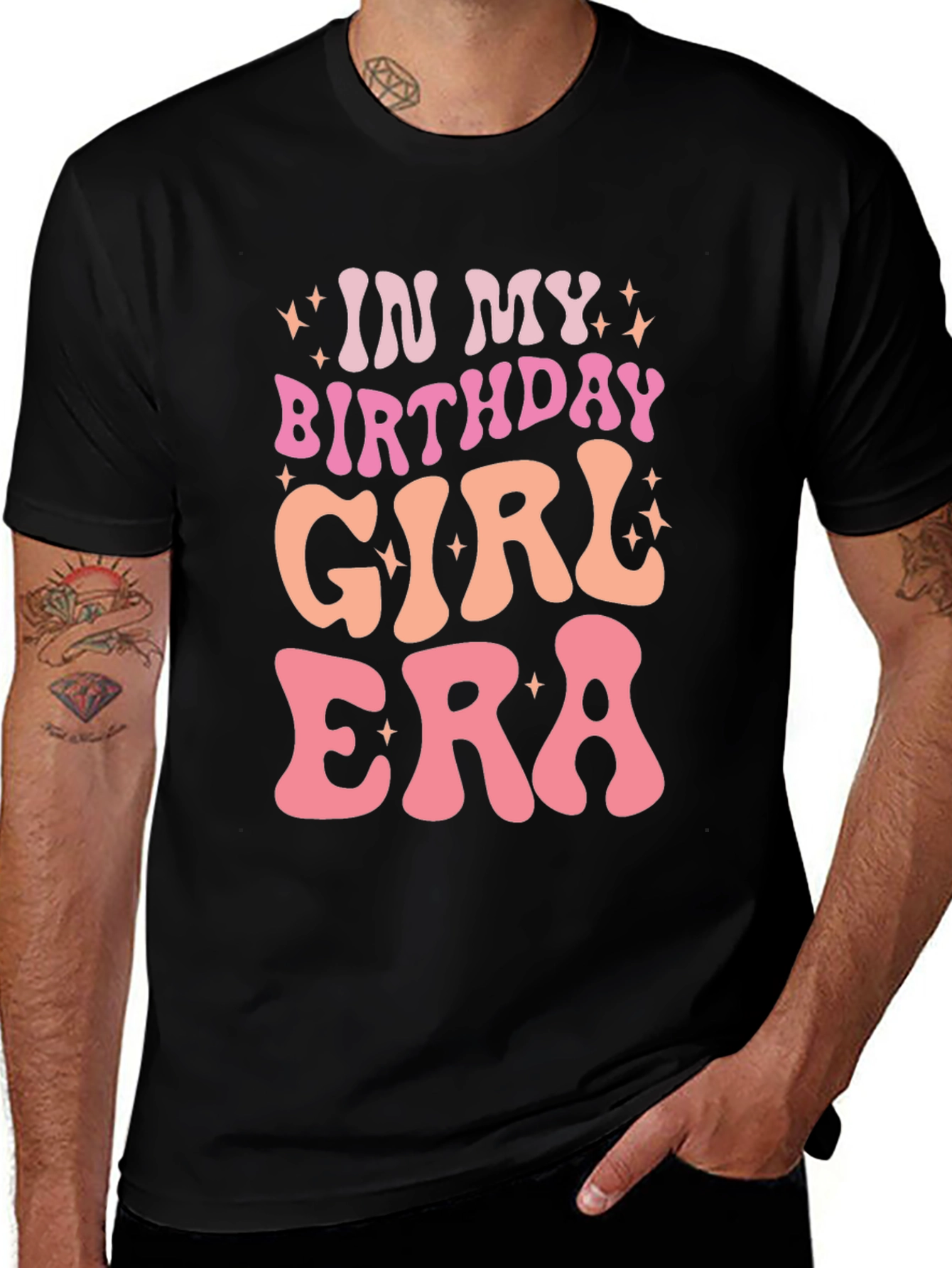 Variant 22 of Birthday Girl Era Tee - Trendy Graphic T-Shirt