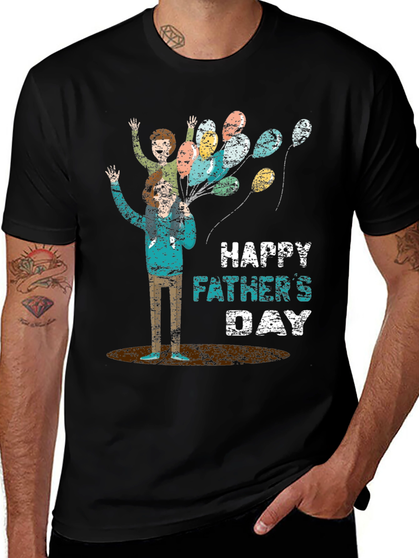 Variant 15 of Happy Father's Day Graphic Tee