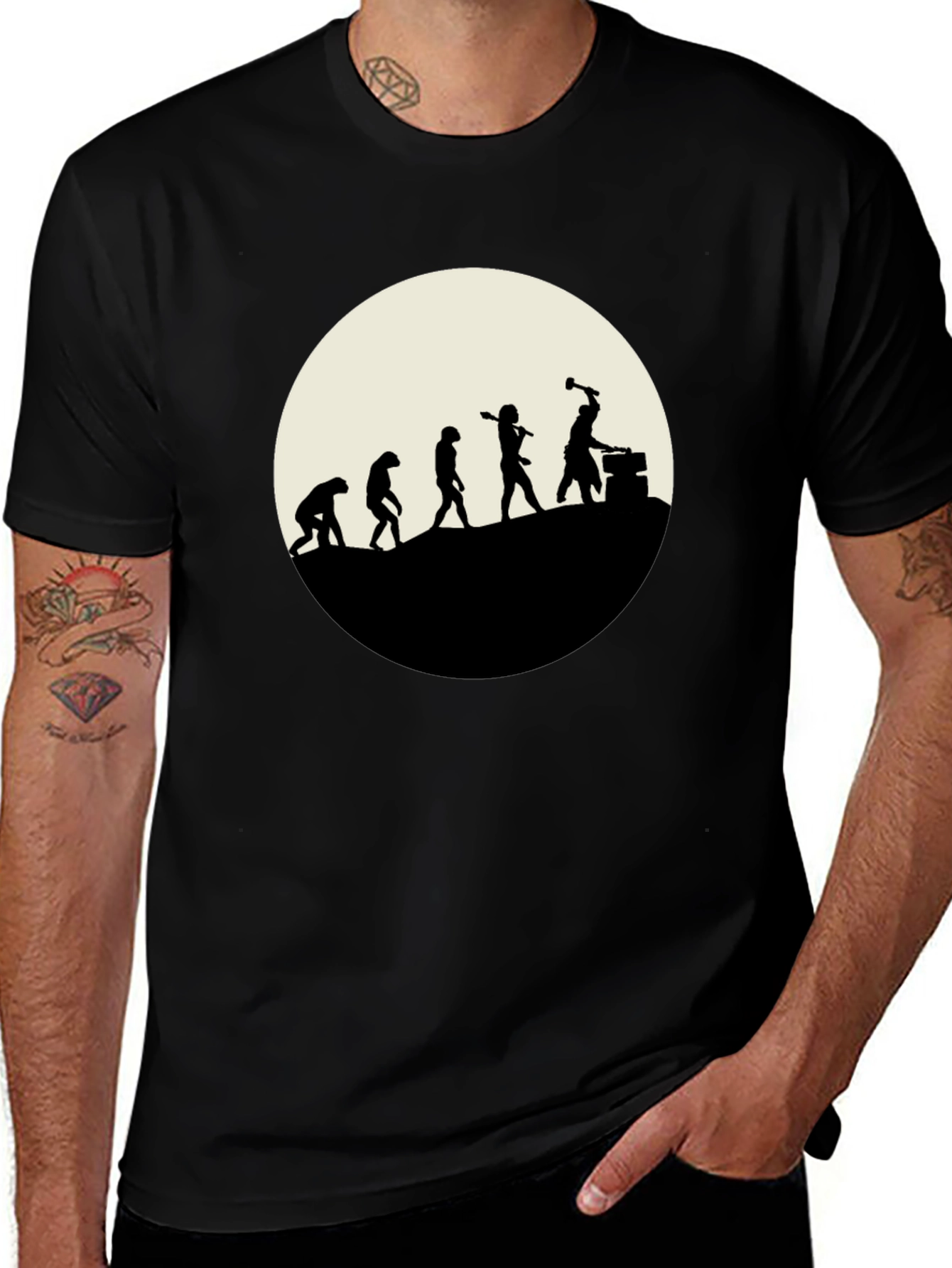 Variant 6 of Blacksmith Evolution T-Shirt