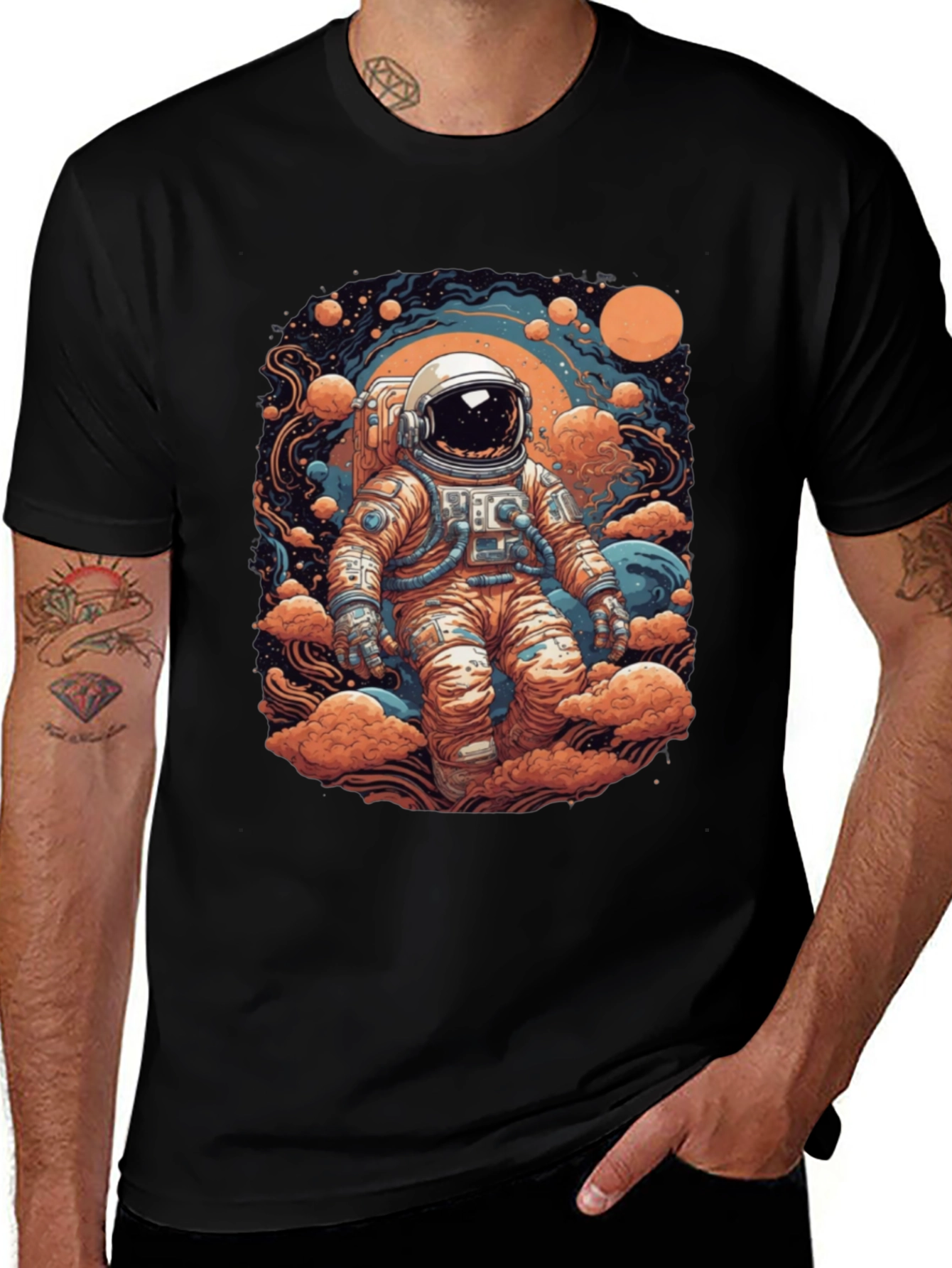 Variant 21 of Astronaut Galaxy T-Shirt - Space Explorer Tee