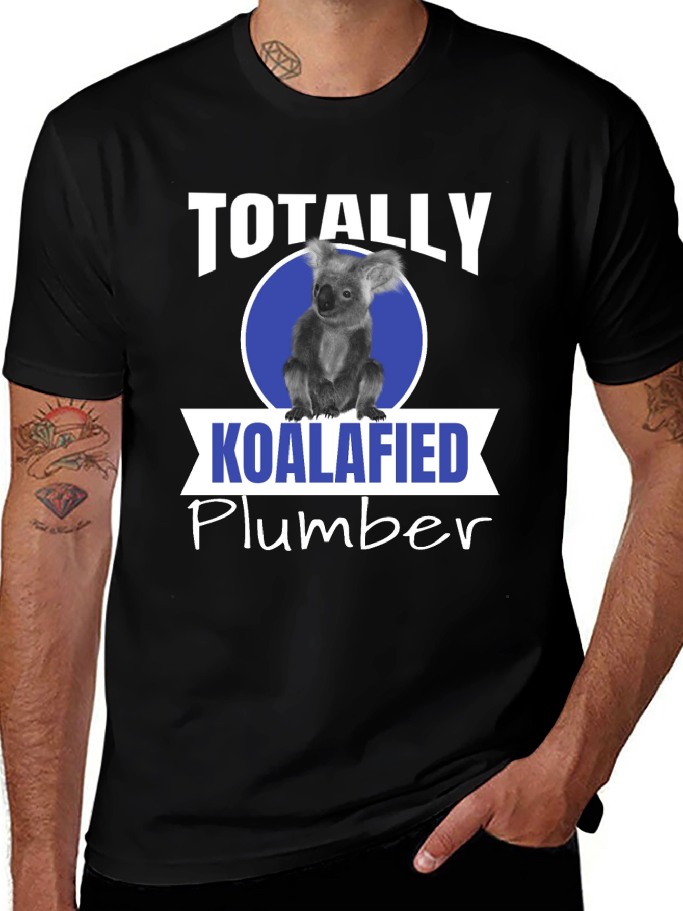 Variant 18 of Koalafied Plumber T-Shirt
