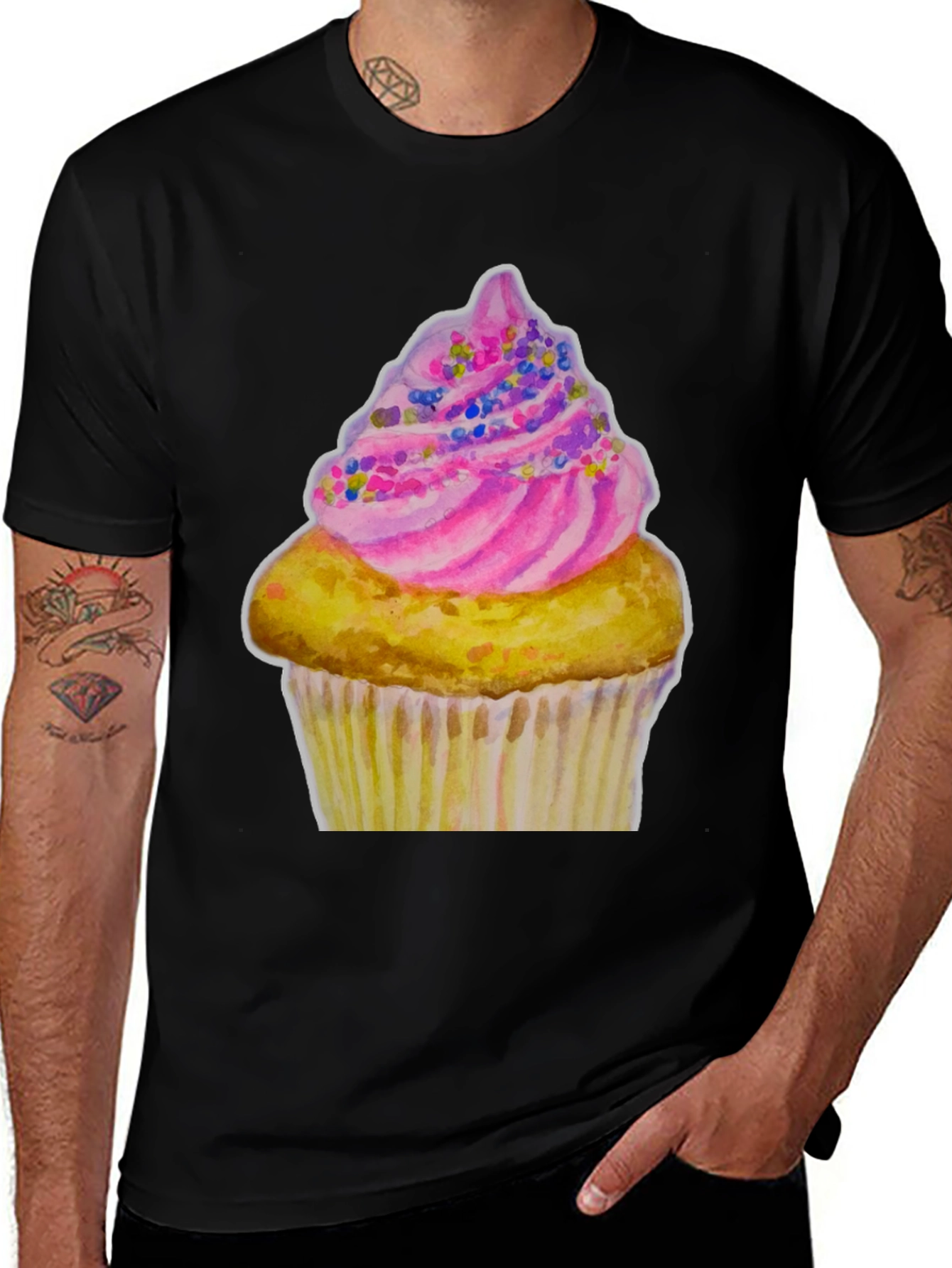 Variant 12 of Cupcake T-Shirt - Sweet Treat Graphic Tee