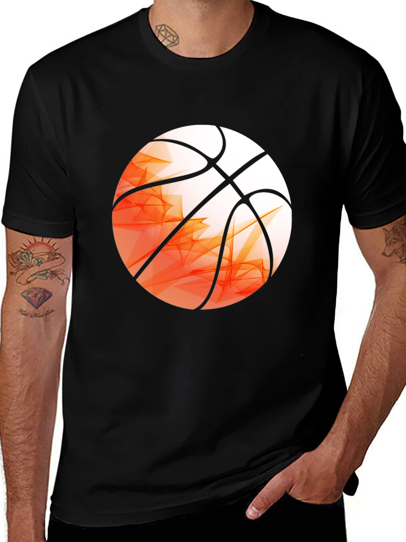 Variant 30 of Basketball Graphic Print T-Shirt