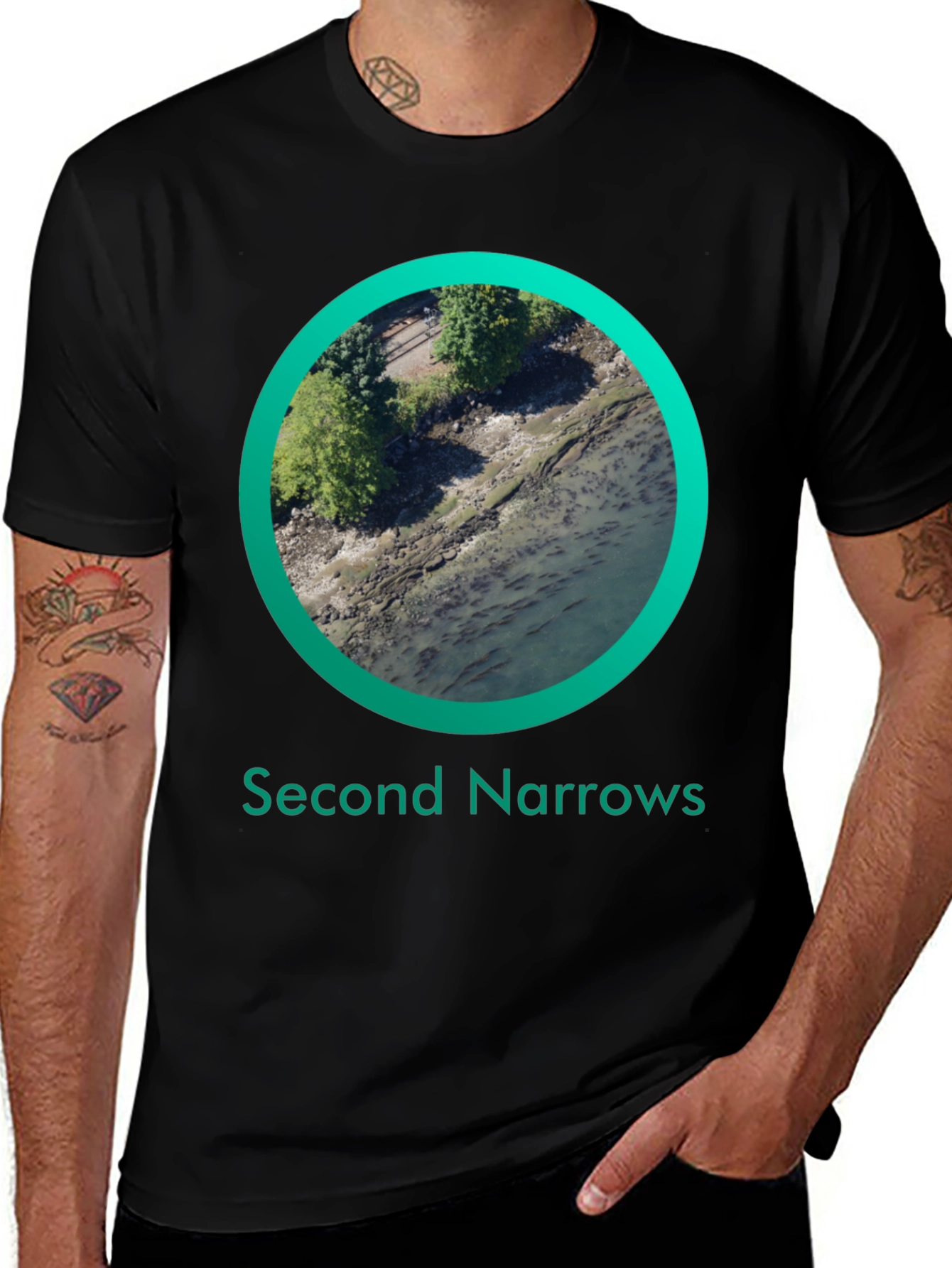 Variant 26 of Second Narrows Graphic T-Shirt - Black