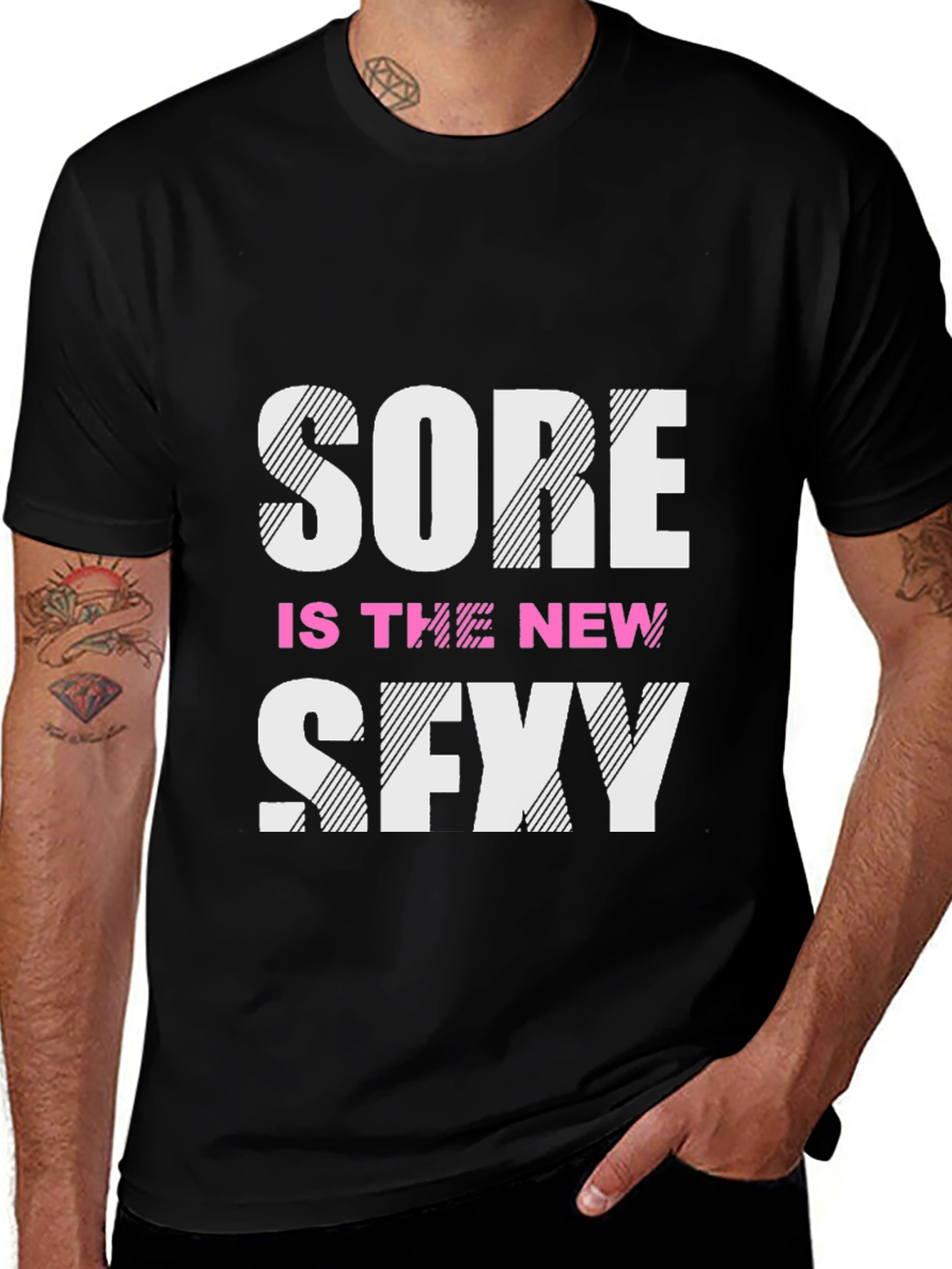 Variant 7 of Sore is the New Sexy Black Graphic Tee