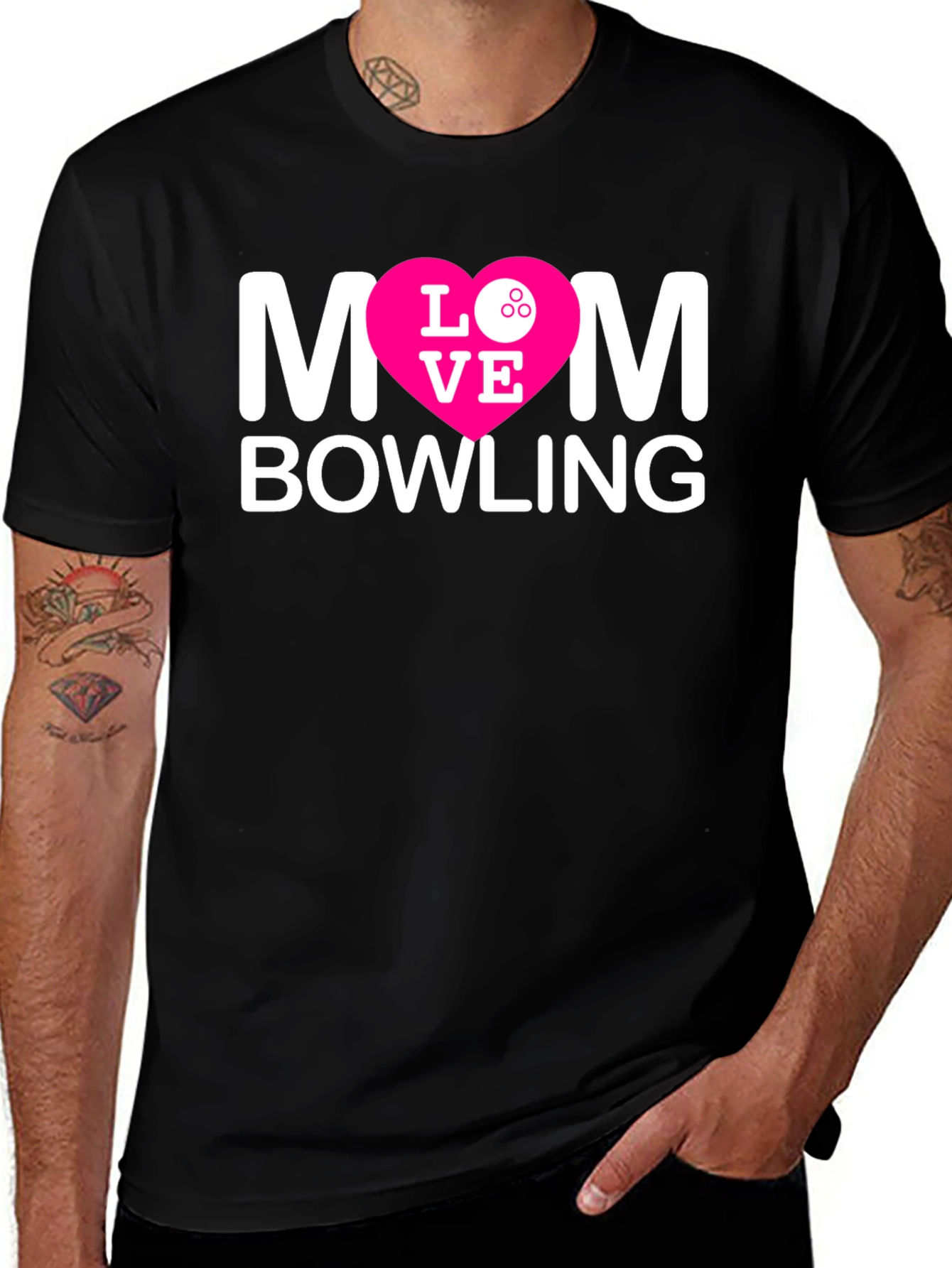 Mom Love Bowling T-Shirt
