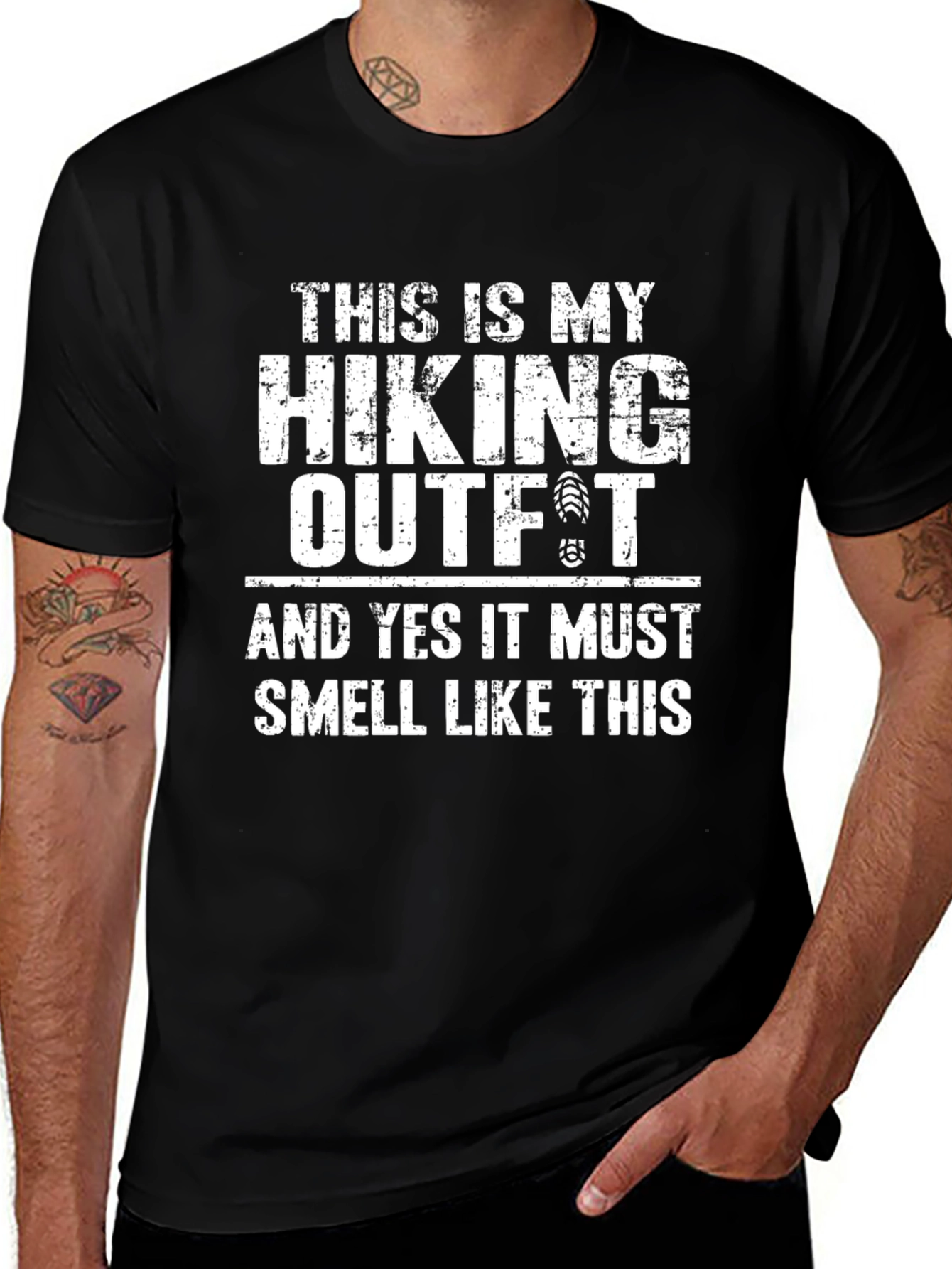 Variant 5 of Hiking Outfit T-Shirt Funny Hiking Gift for Men