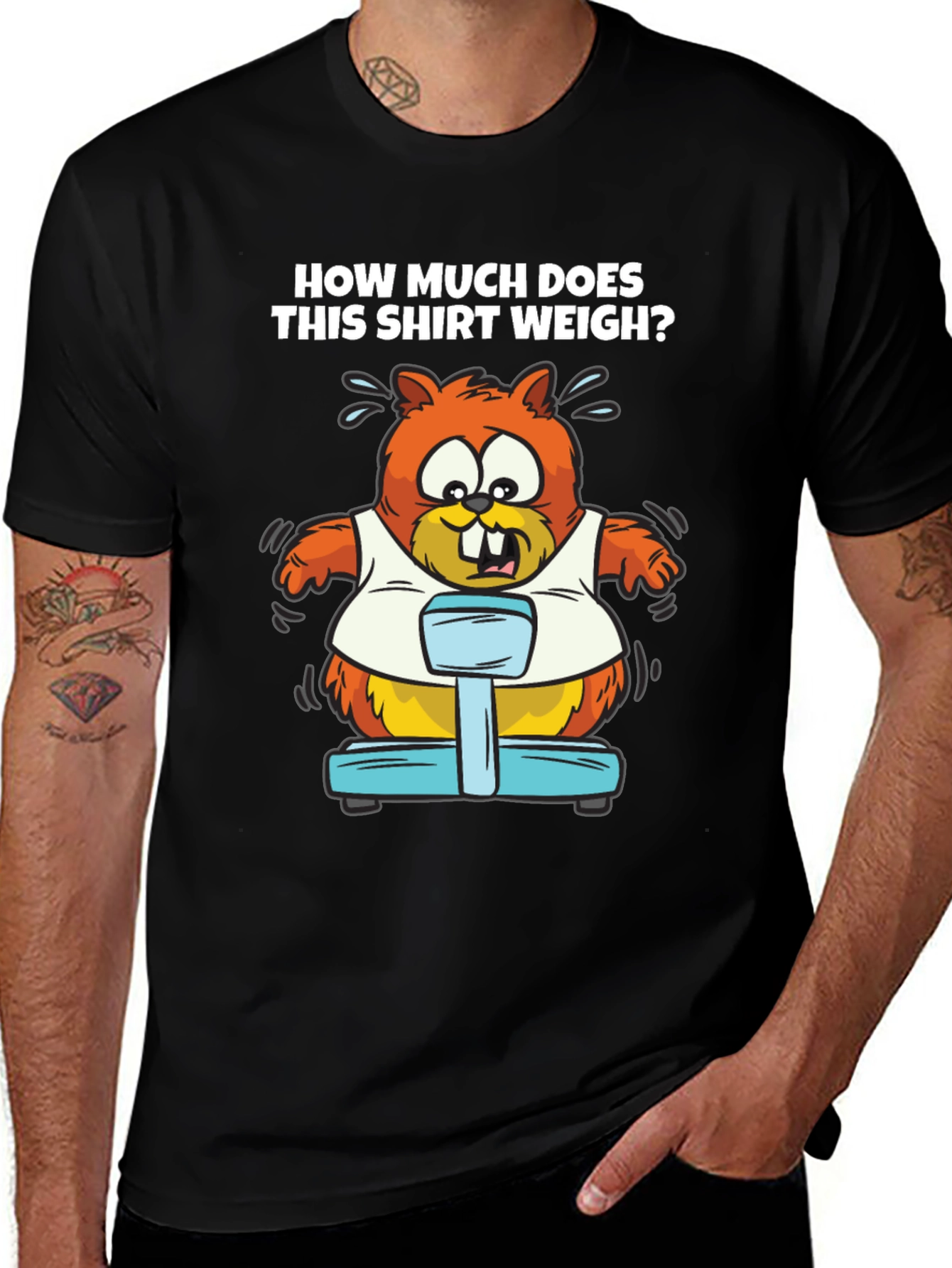 Variant 30 of Funny How Much Does This Shirt Weigh? T-Shirt