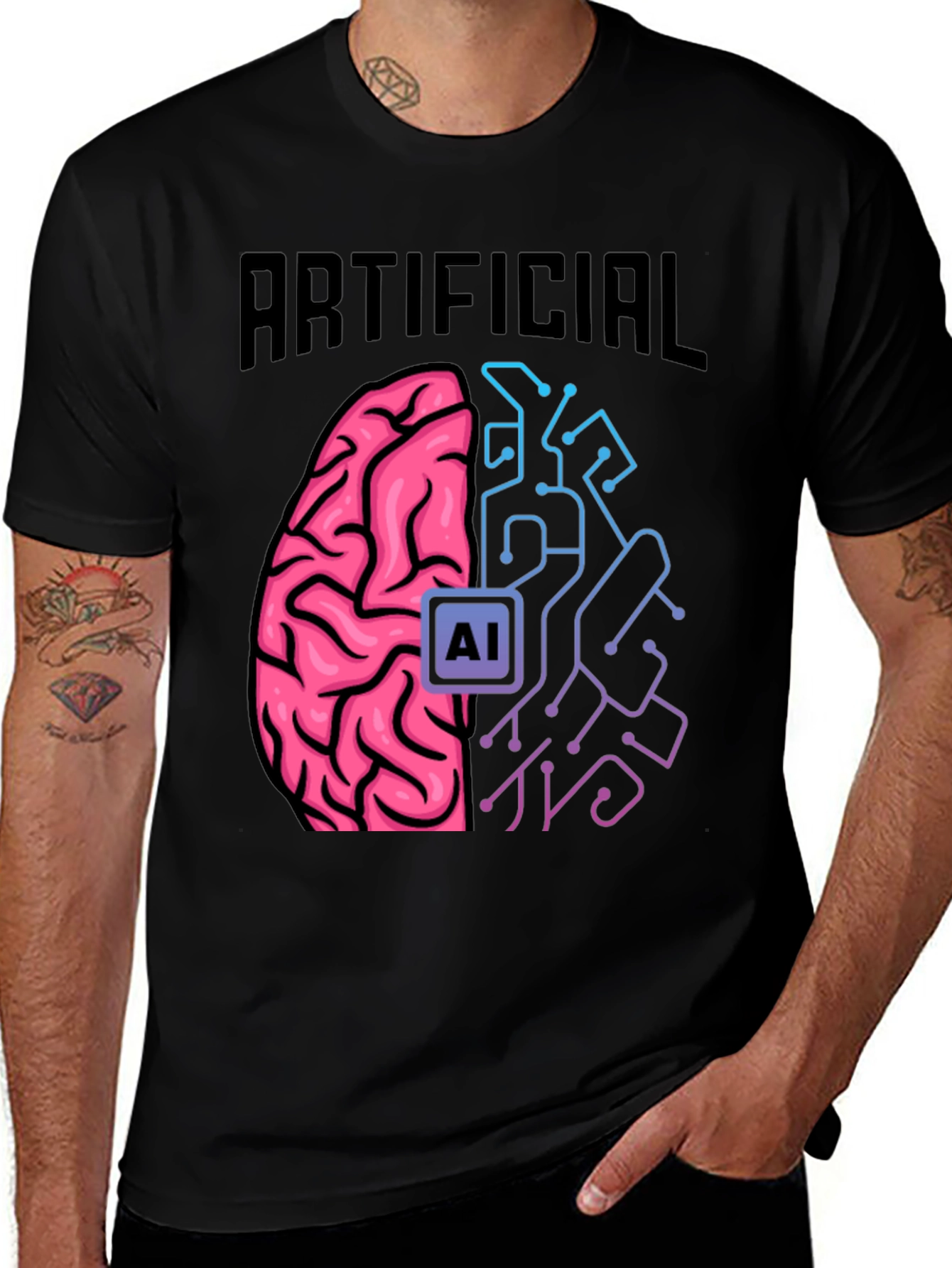 Artificial Intelligence Brain T-Shirt