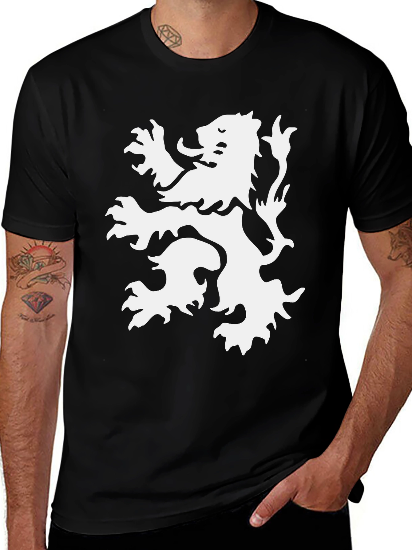 Variant 22 of Lion Rampant T-Shirt - Black