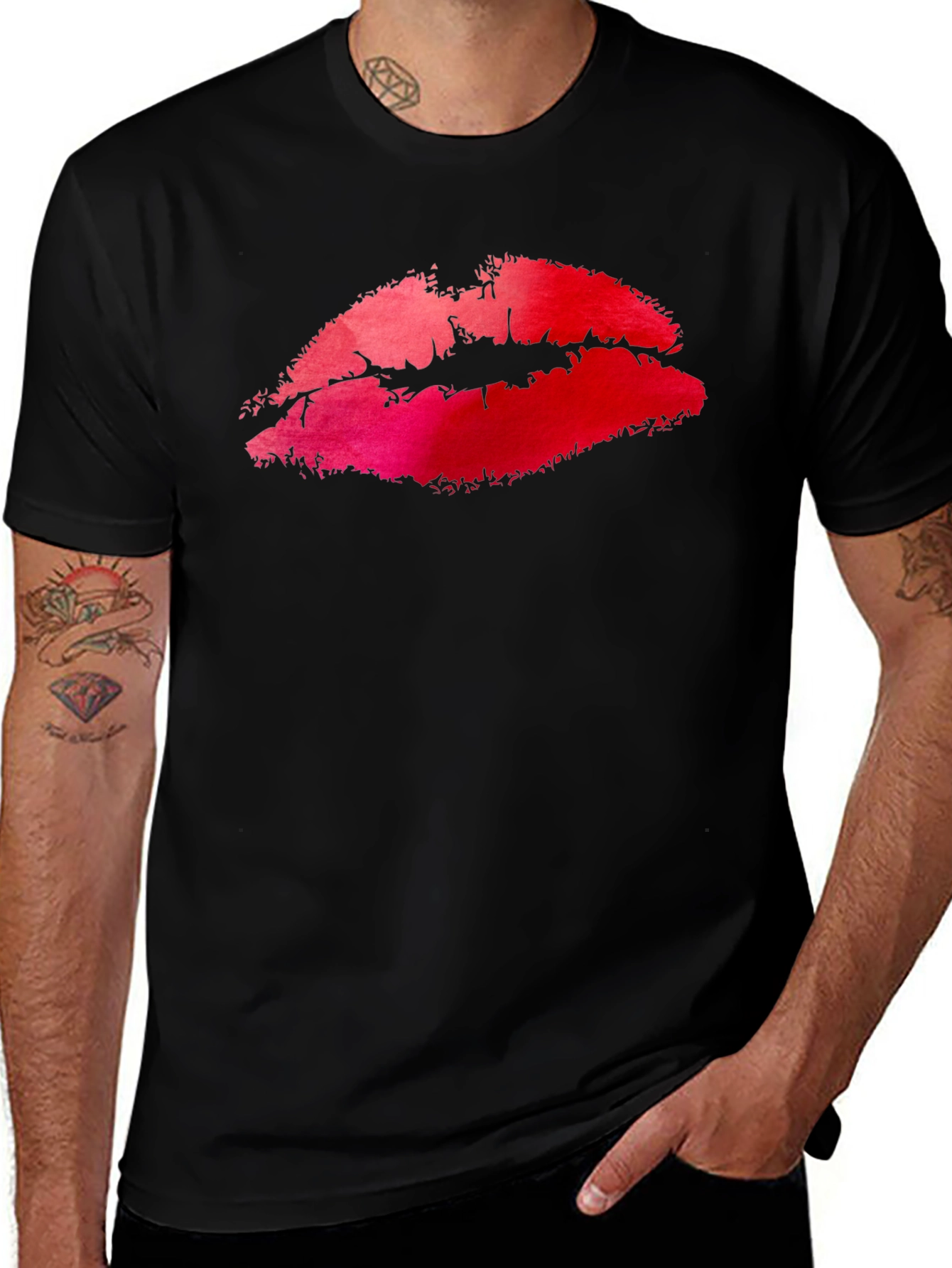 Variant 15 of Statement Lips Graphic Tee - Bold Fashion