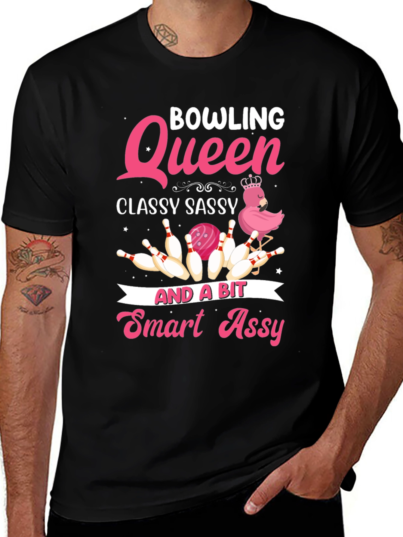 Variant 12 of Bowling Queen Graphic Tee