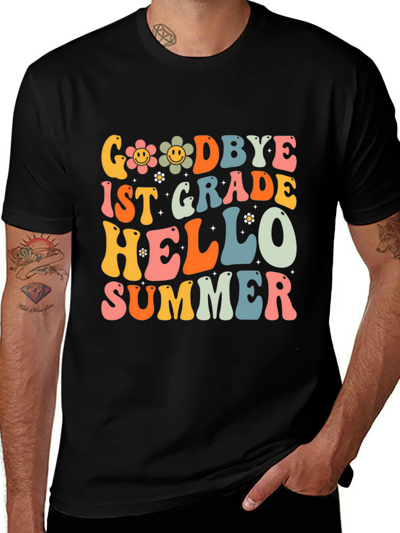 Variant 13 of Goodbye 1st Grade Hello Summer Graphic Tee