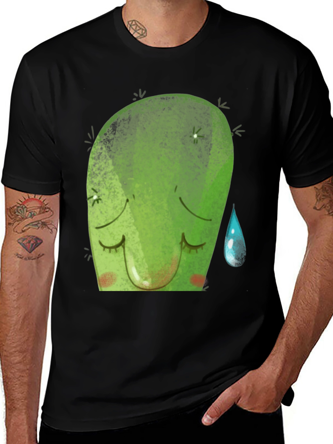 Variant 2 of Sad Avocado Graphic Tee - Soft & Stylish