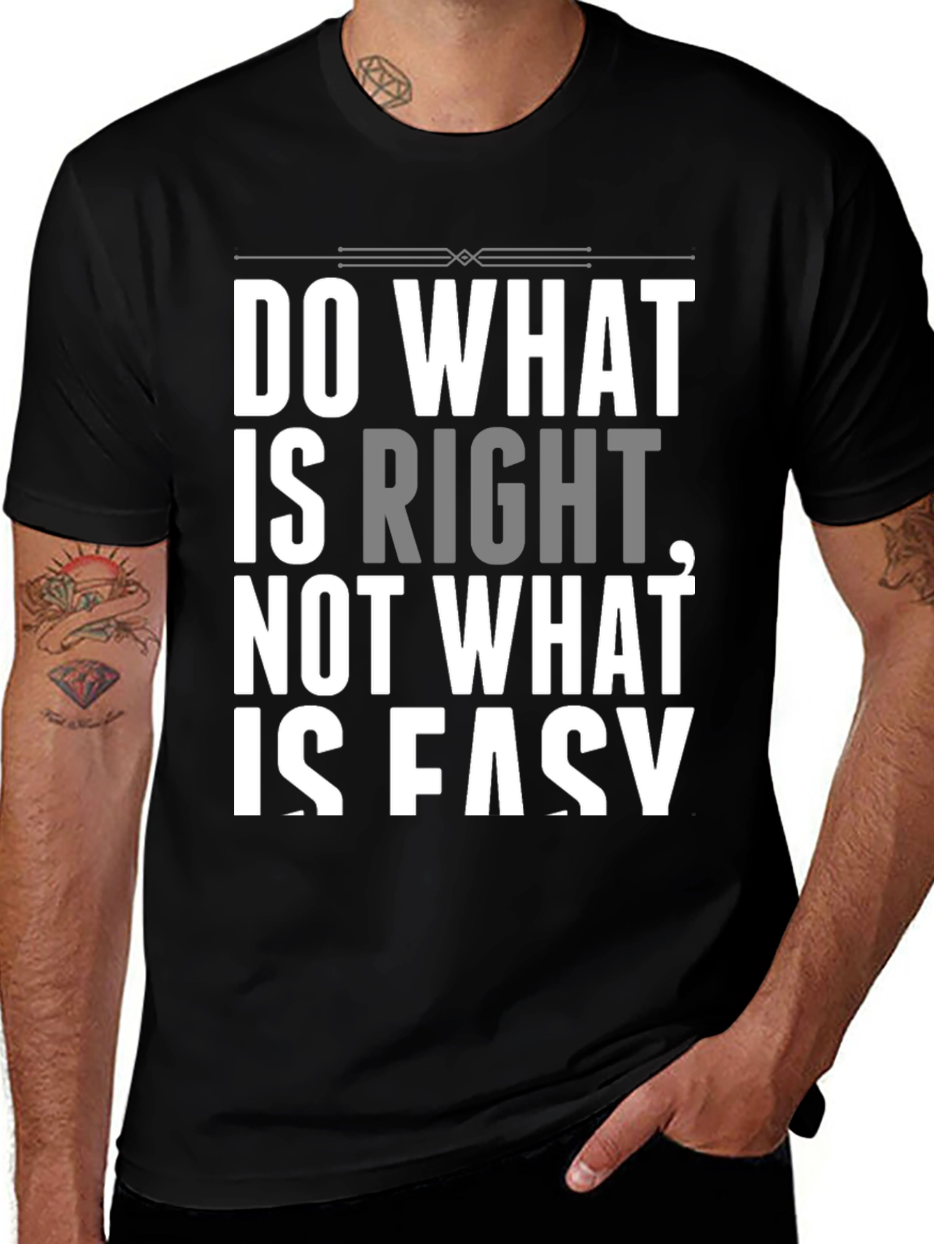 Variant 16 of Do What is Right Graphic T-Shirt