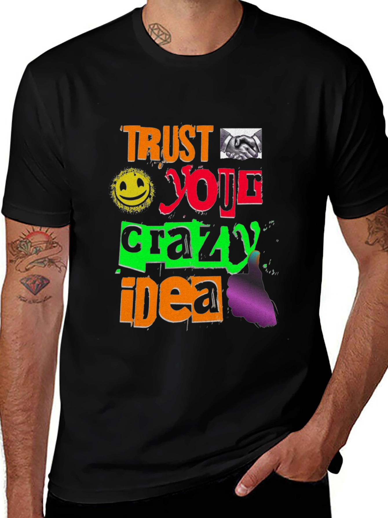 Variant 29 of Trust Your Crazy Idea Graphic Tee - Unisex