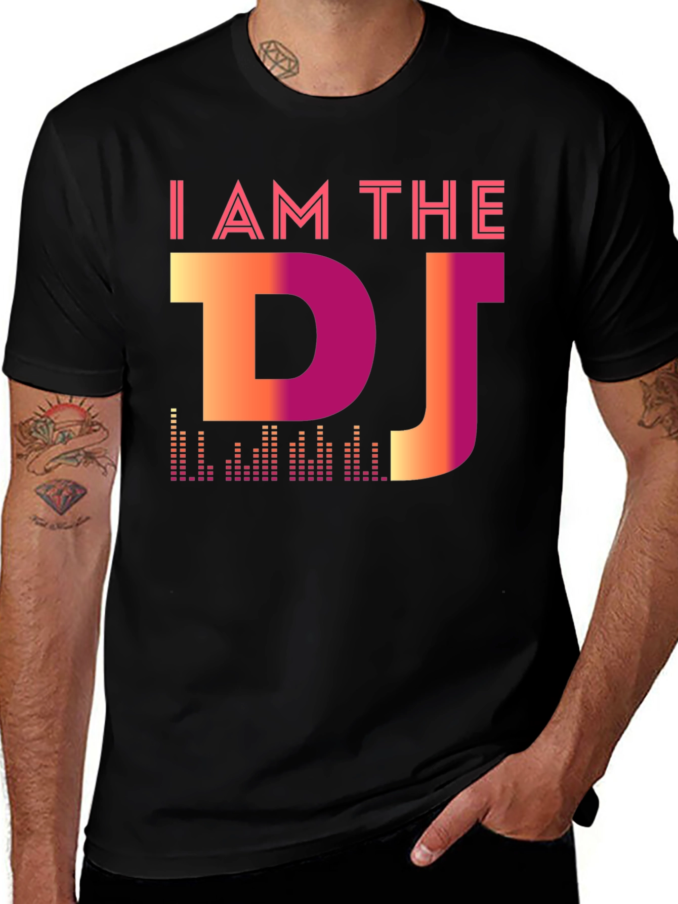 I AM THE DJ Graphic T-Shirt