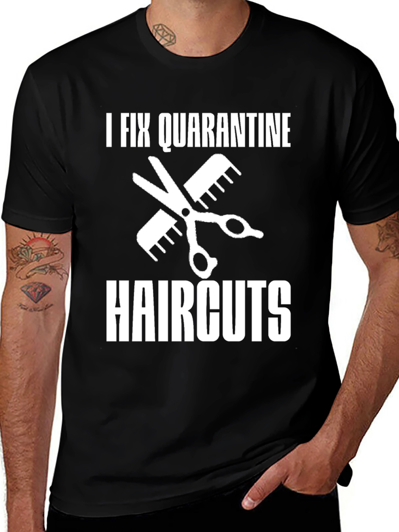 I Fix Quarantine Haircuts Funny T-Shirt