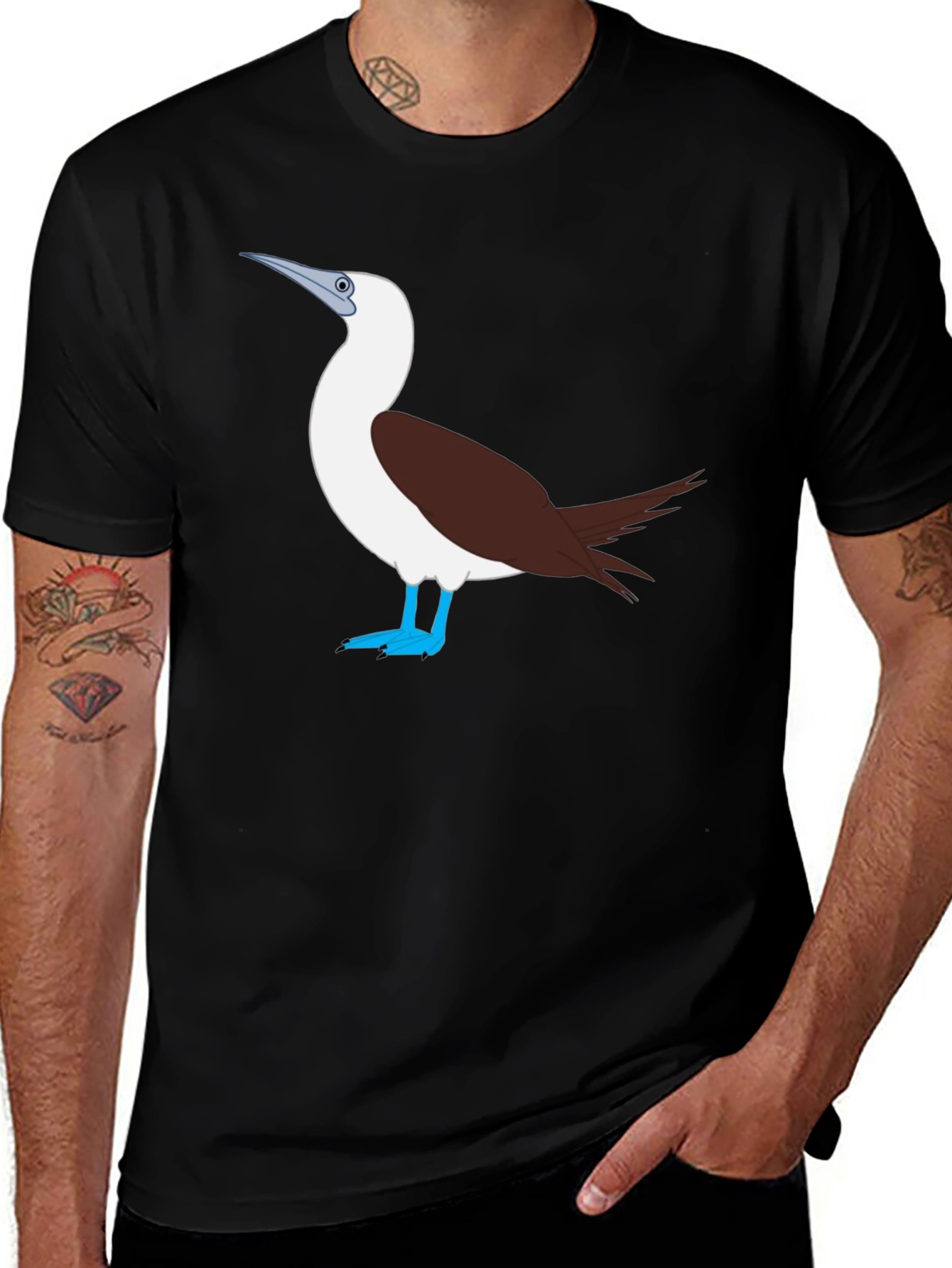 Variant 14 of Blue Footed Booby Bird Graphic Tee