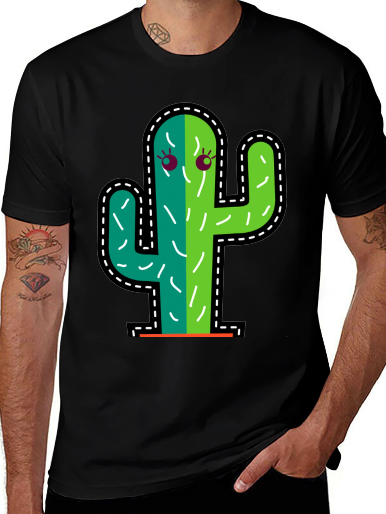 Variant 11 of Cactus Graphic Tee - Fun Unisex T-Shirt