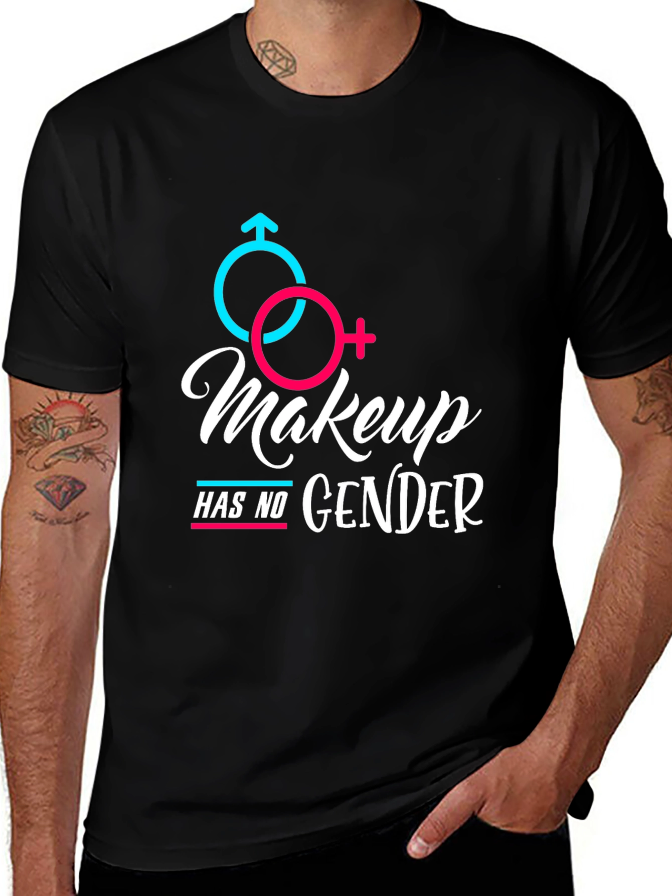 Variant 27 of Makeup Has No Gender Graphic T-Shirt