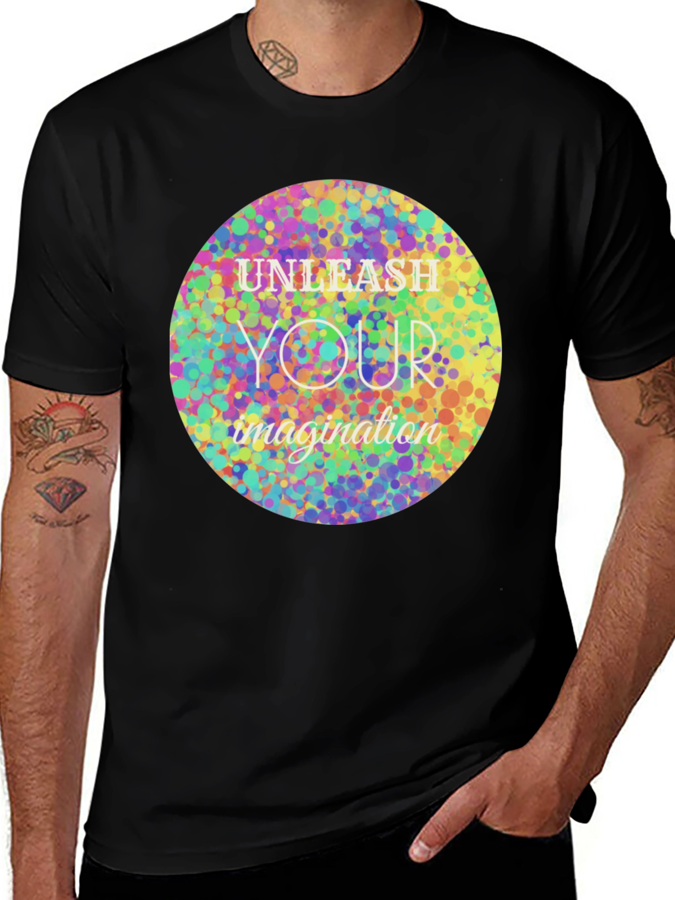 Variant 4 of Unleash Your Imagination Graphic Tee