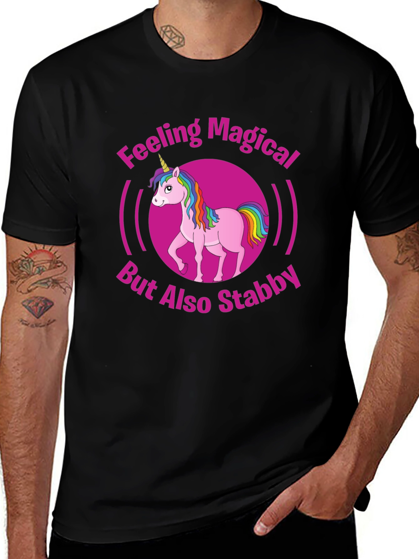 Variant 8 of Feeling Magical Unicorn Graphic T-Shirt