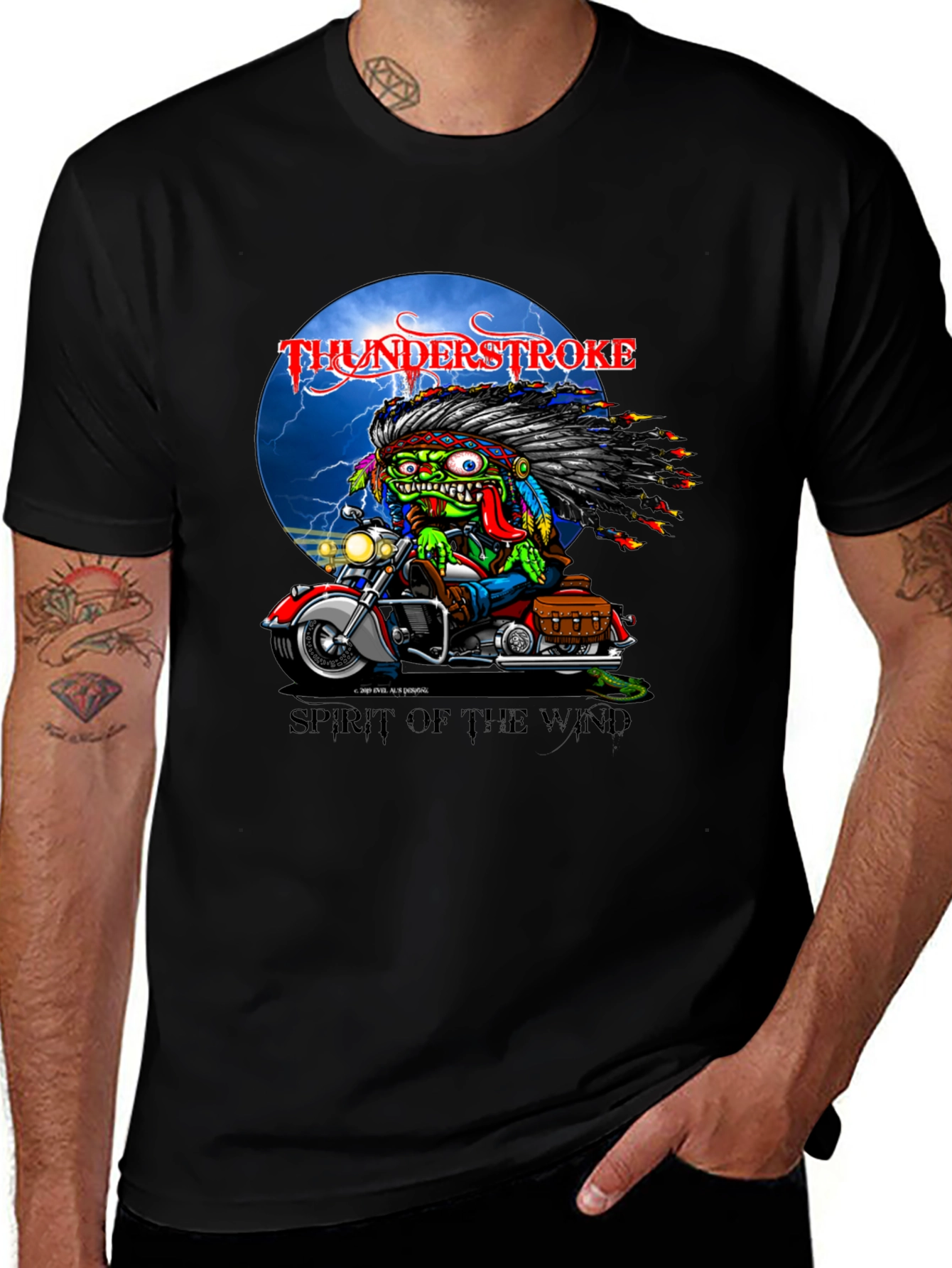 Variant 8 of Thunderstroke Spirit of the Wind T-Shirt