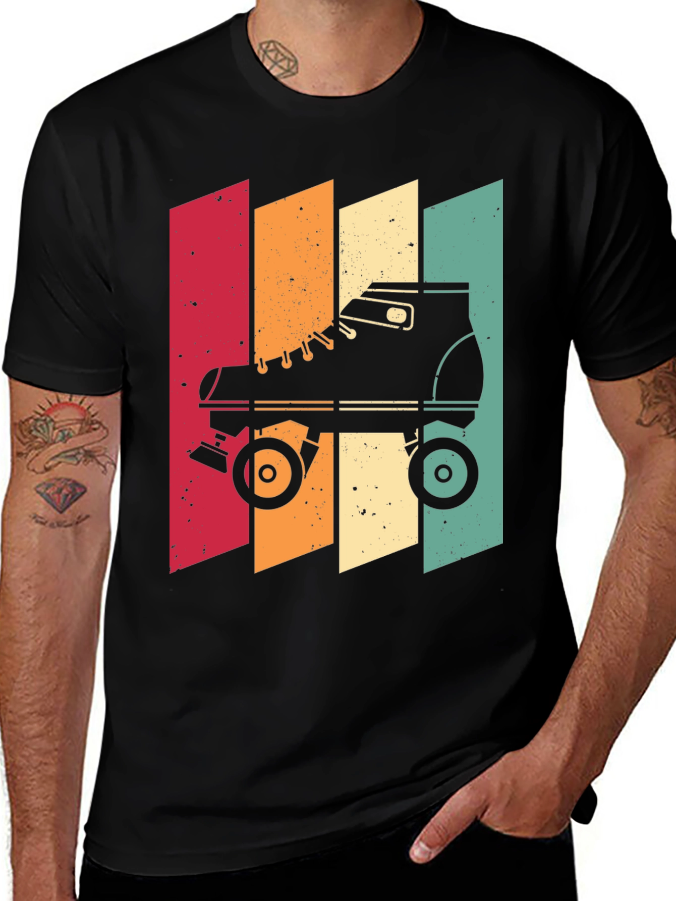Variant 13 of Retro Roller Skate T-Shirt - Vintage Style