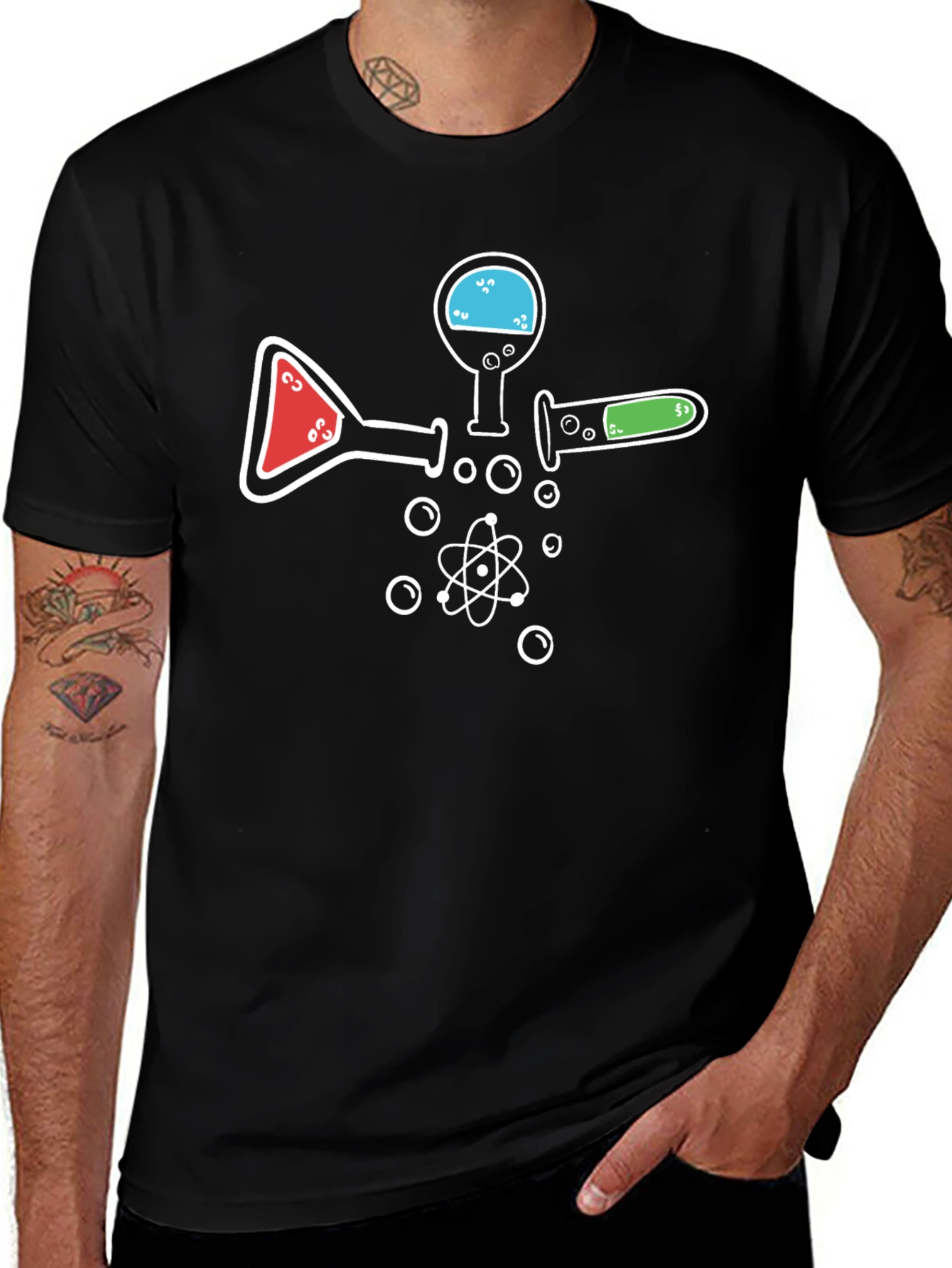 Variant 5 of Science Beaker Graphic T-Shirt