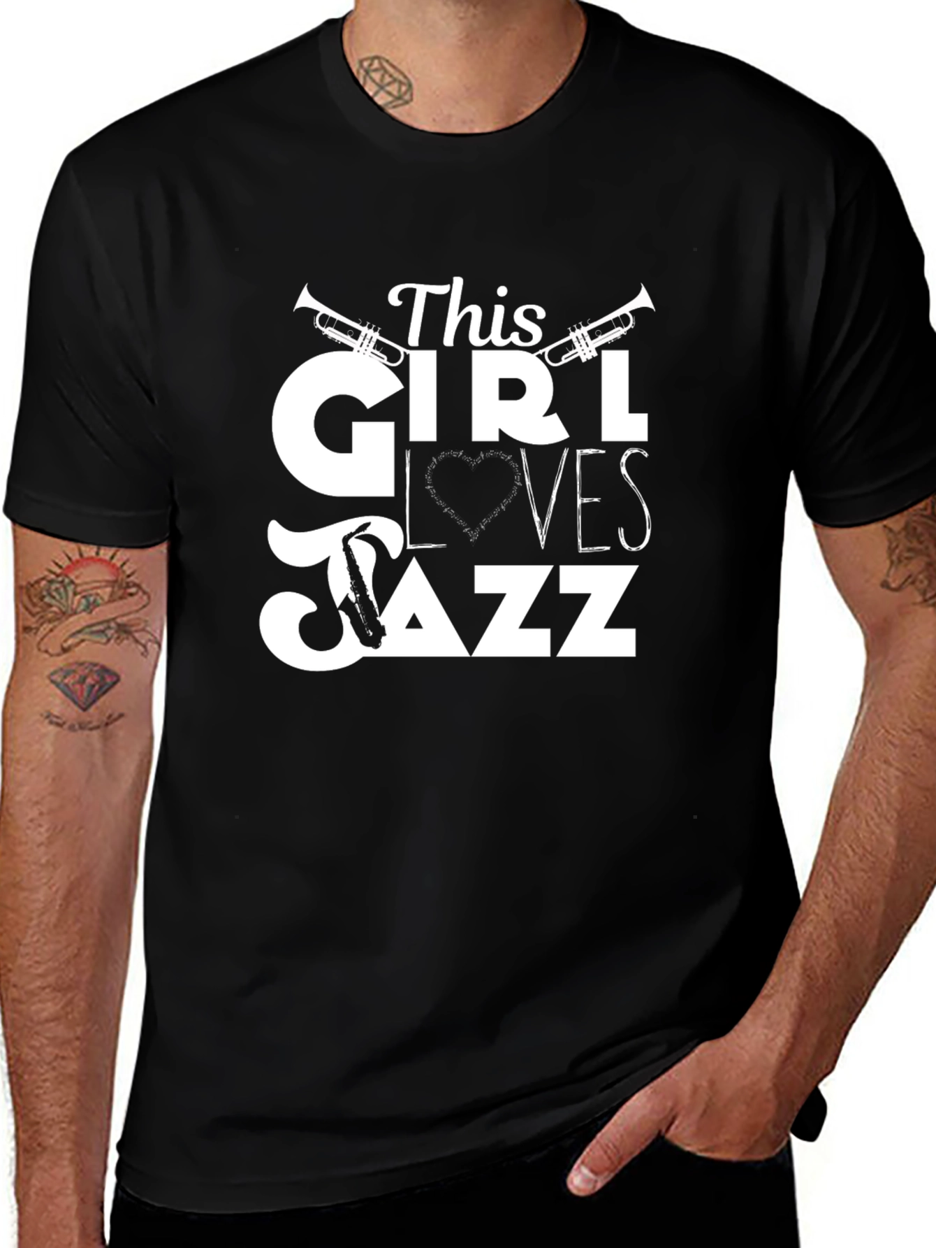 Variant 13 of This Girl Loves Jazz T-Shirt