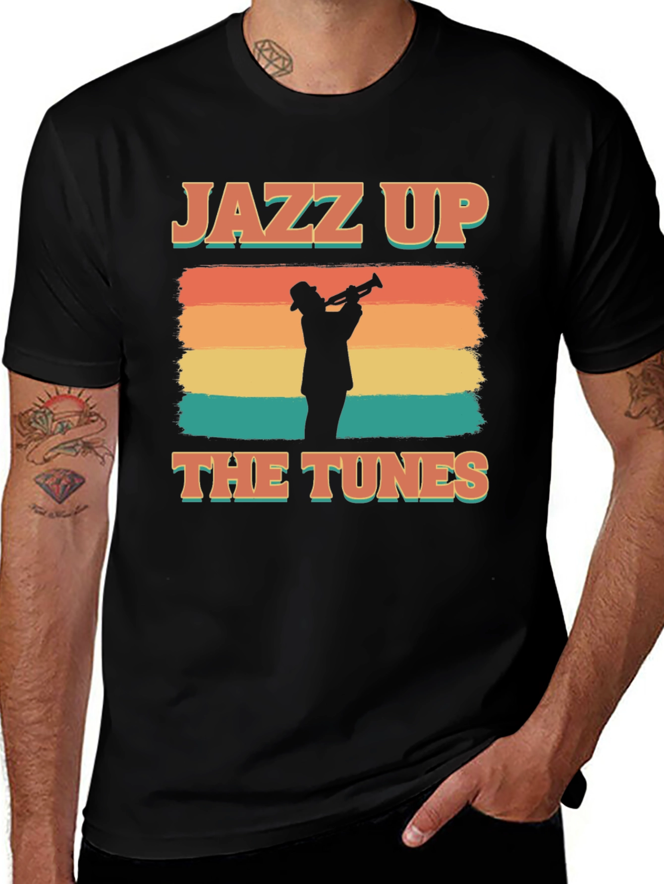 Variant 29 of Retro Jazz Musician T-Shirt