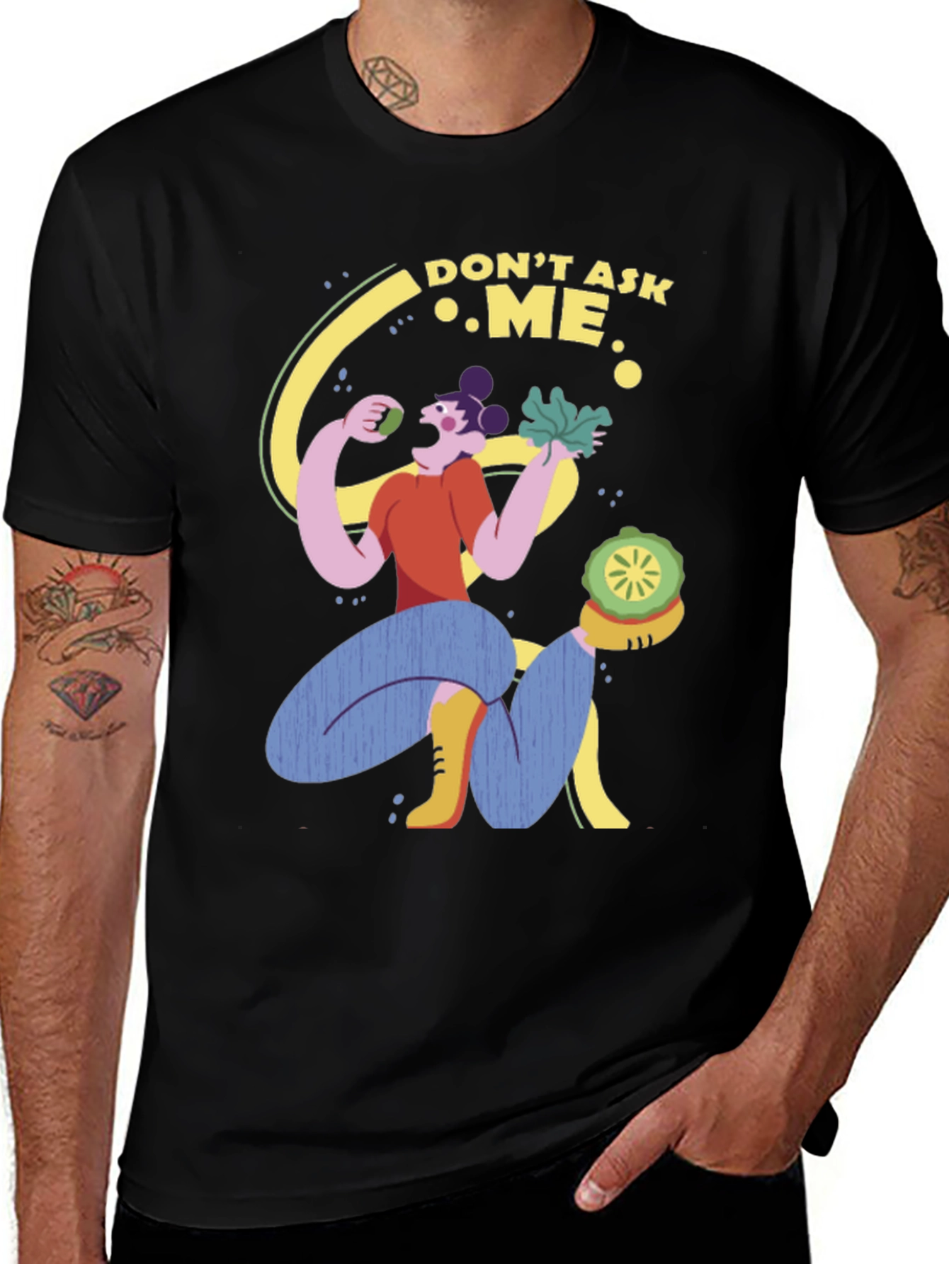 Variant 19 of Don't Ask Me Vegan T-Shirt - Unisex Graphic Tee