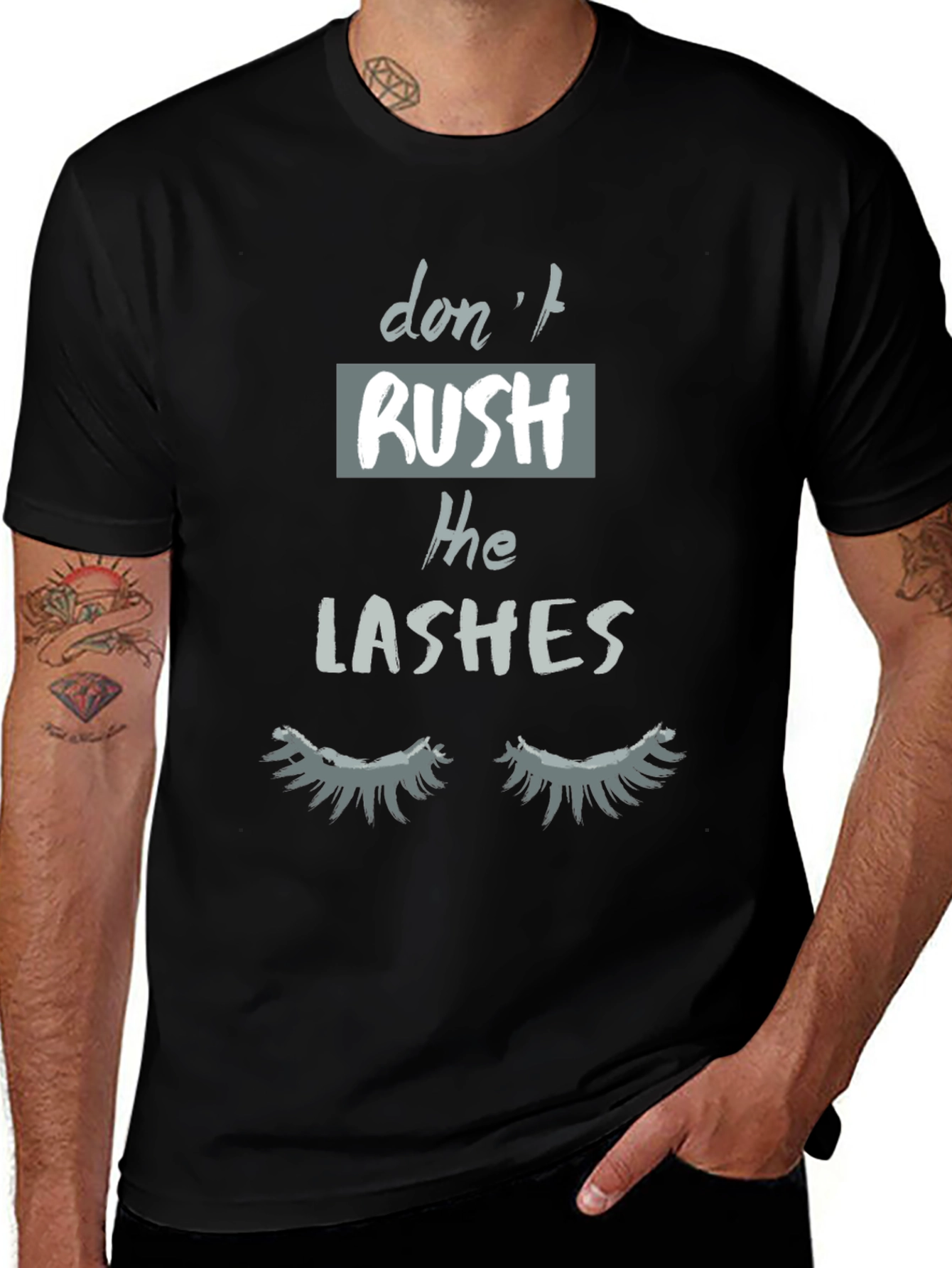 Variant 21 of Don't Rush The Lashes Graphic Tee