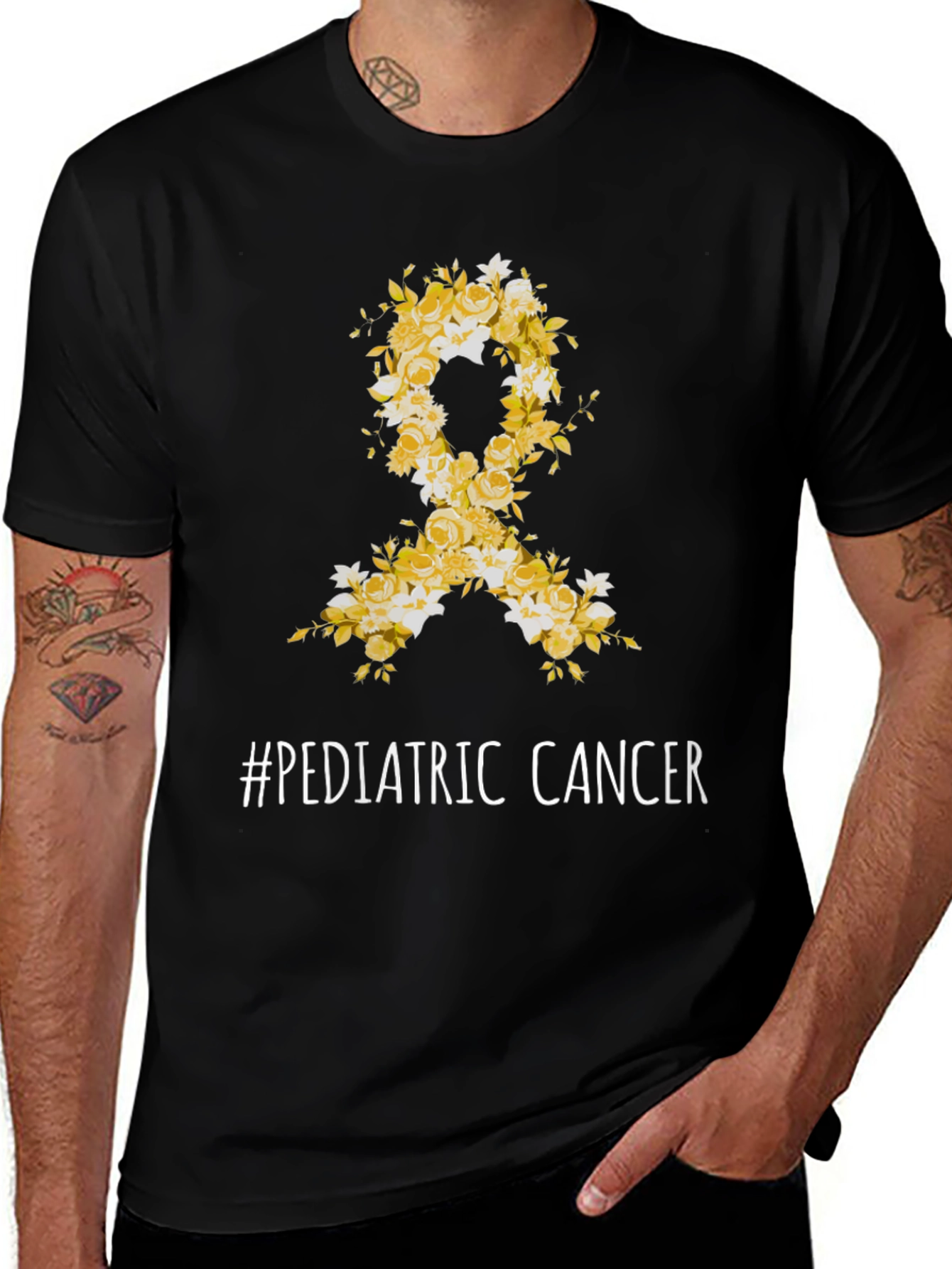 Pediatric Cancer Awareness Ribbon T-Shirt