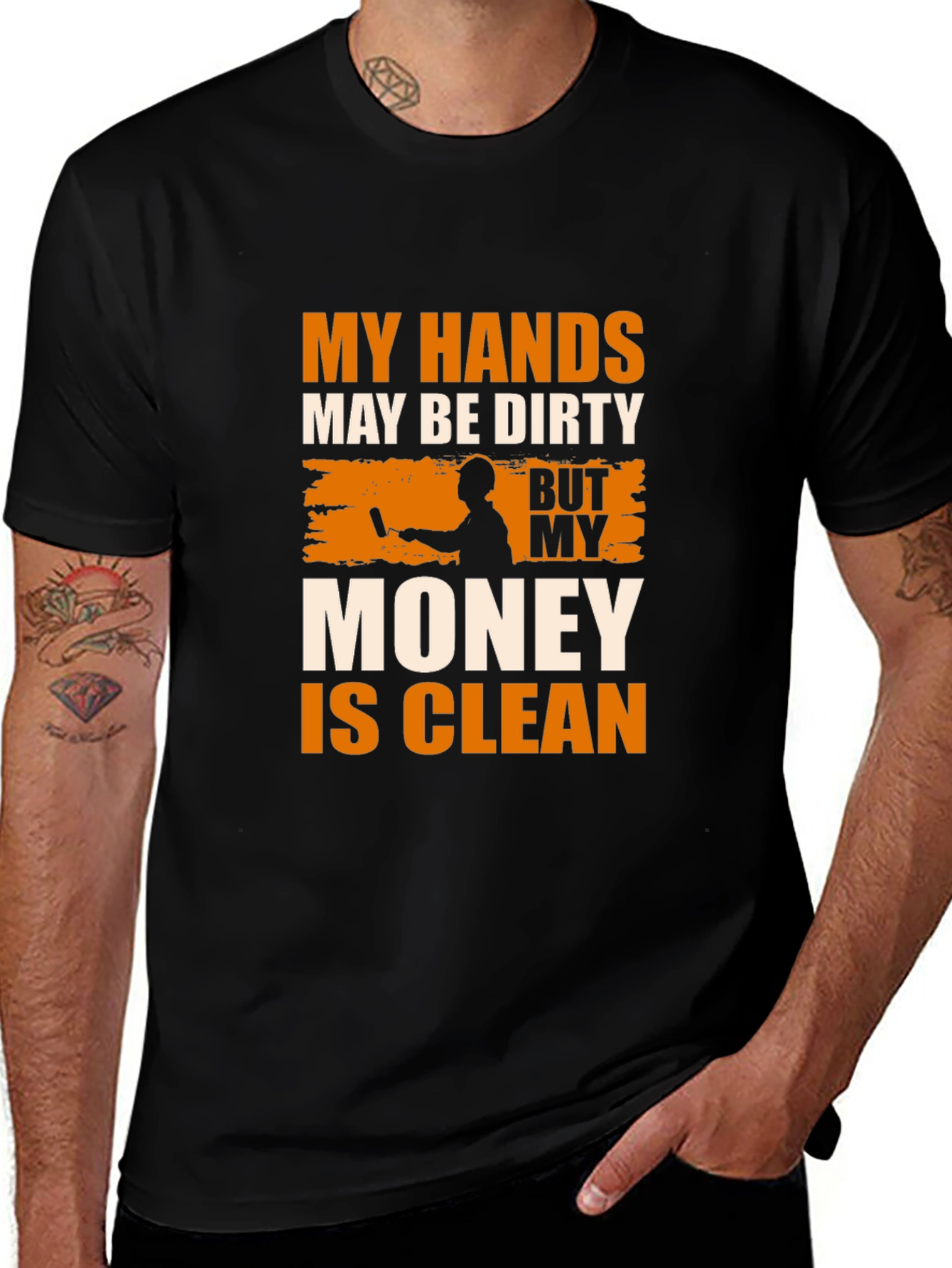 Variant 28 of Dirty Hands Clean Money Graphic T-Shirt