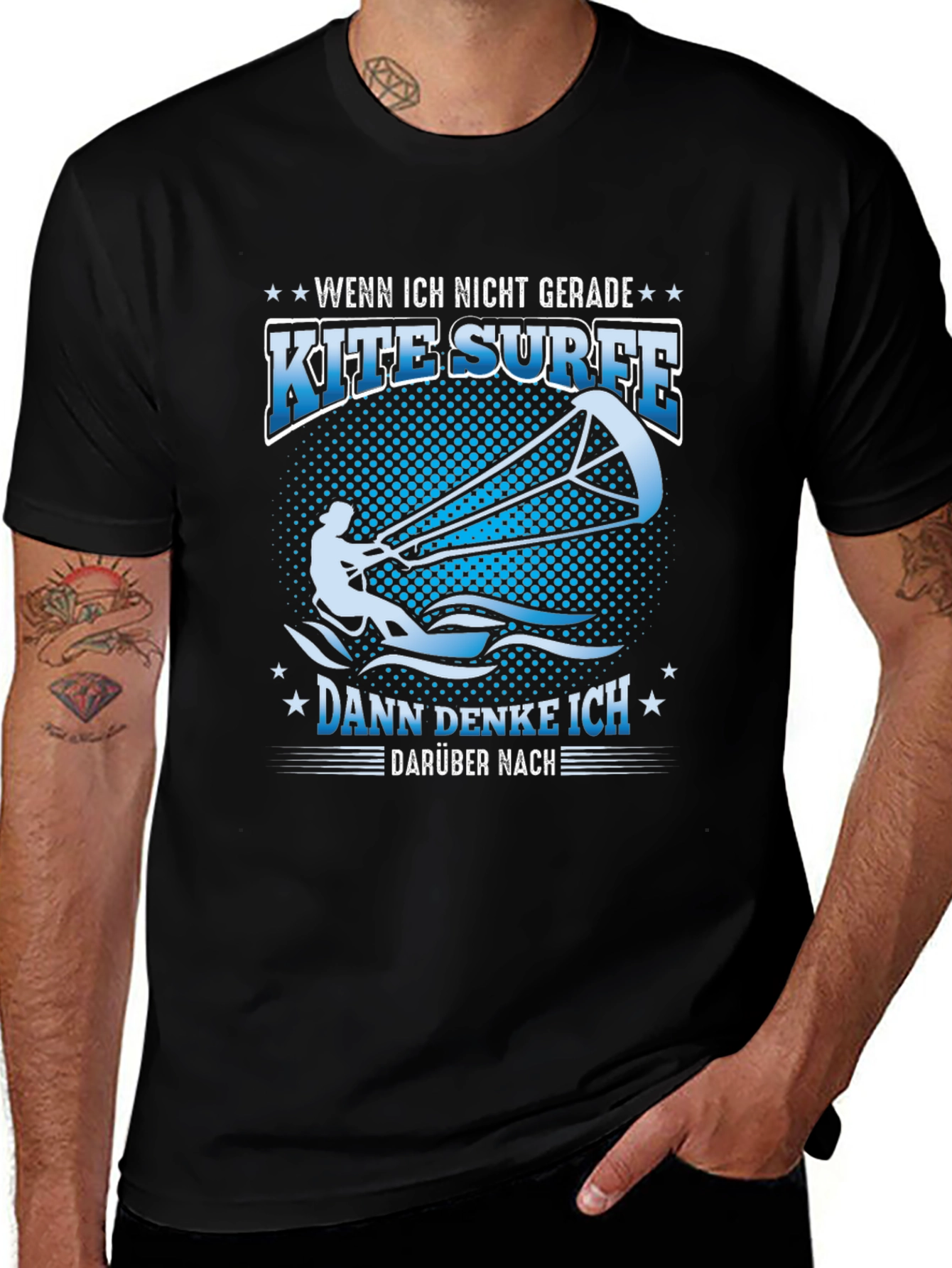 Variant 26 of Kite Surfing T-Shirt - When I'm Not Kite Surfing