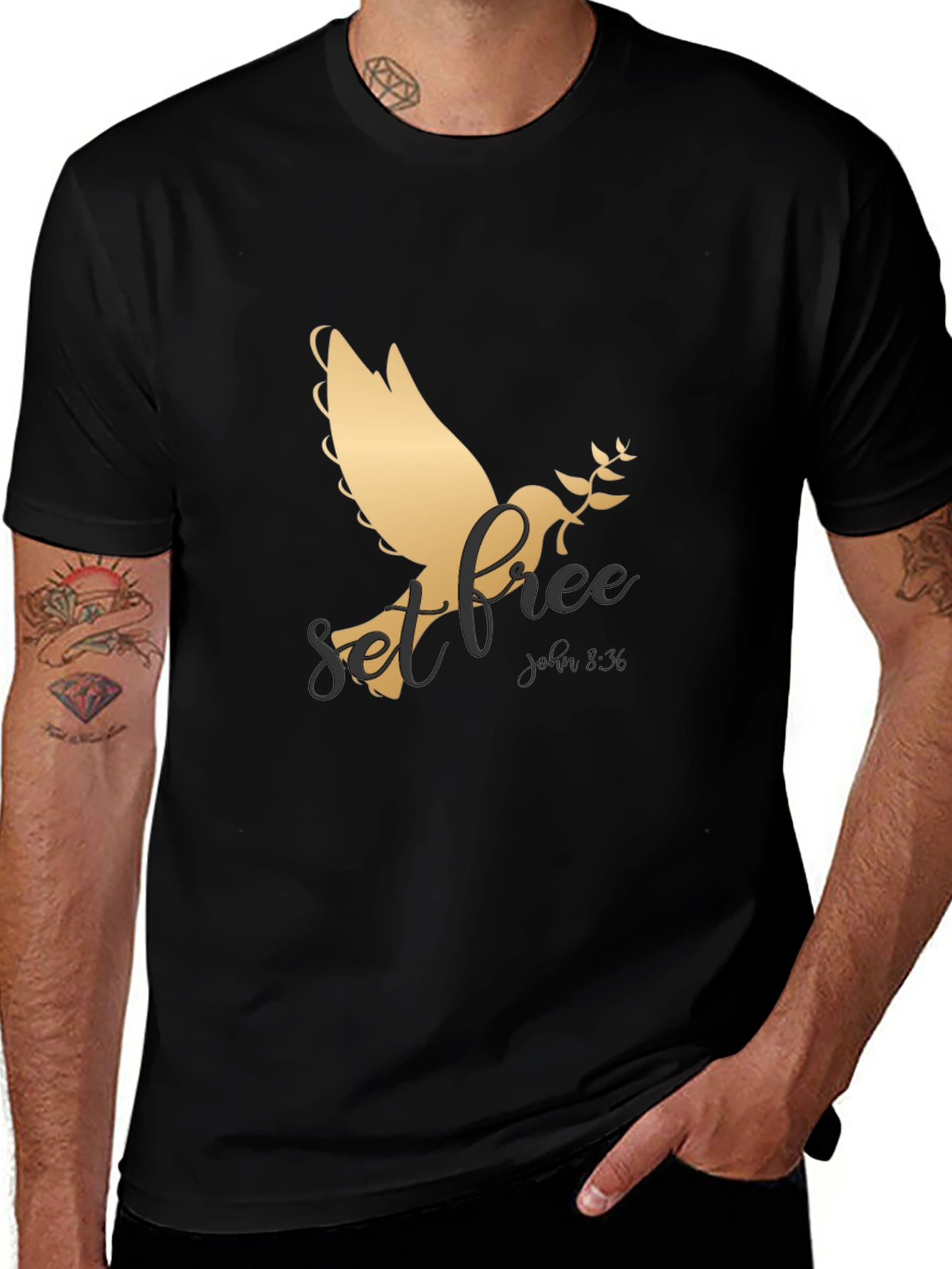 Variant 15 of Set Free Dove Graphic T-Shirt